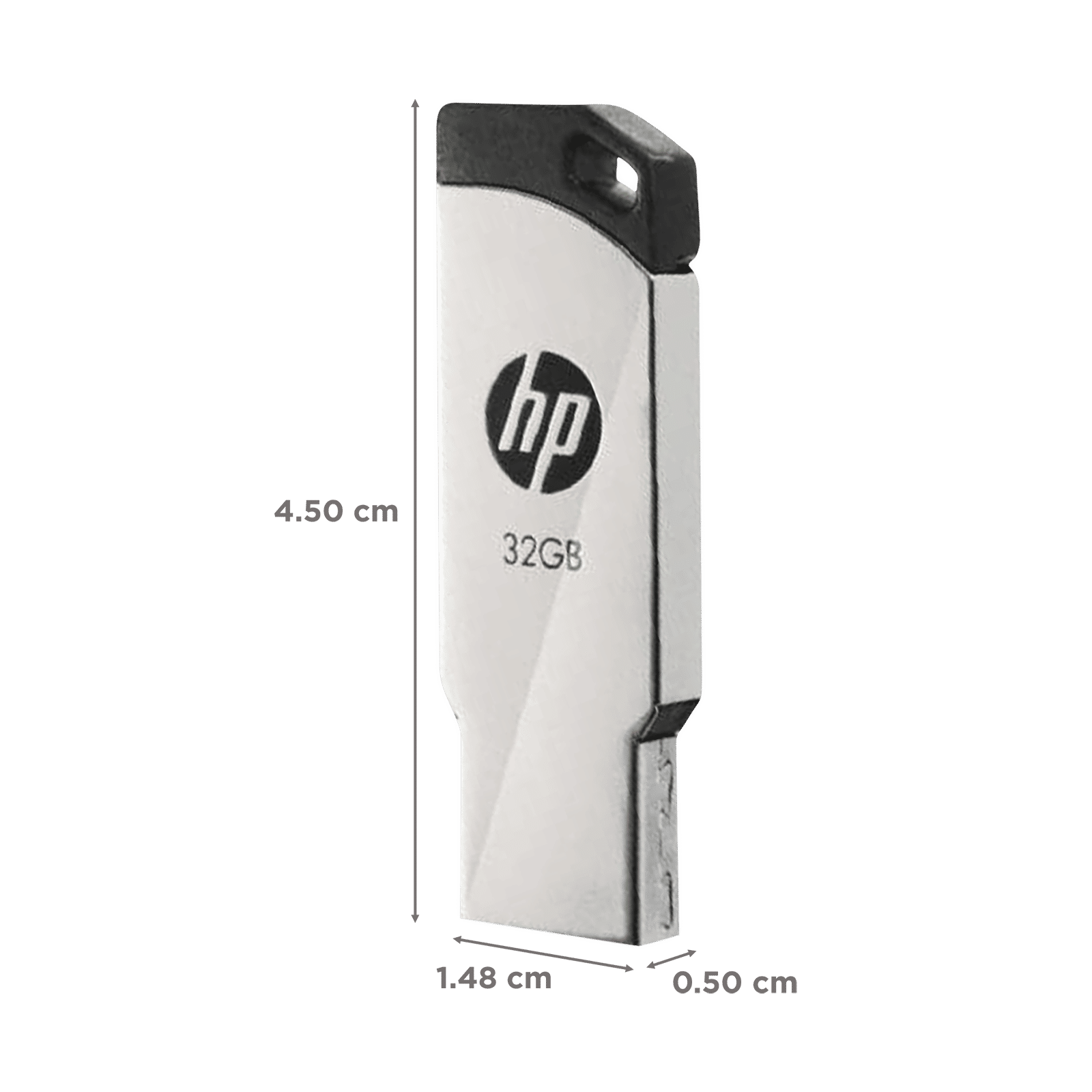 HP 32GB USB 2.0 Flash Drive (V236W, Silver) HP 32GB USB 2.0 Flash Drive (V236W, Silver)_2