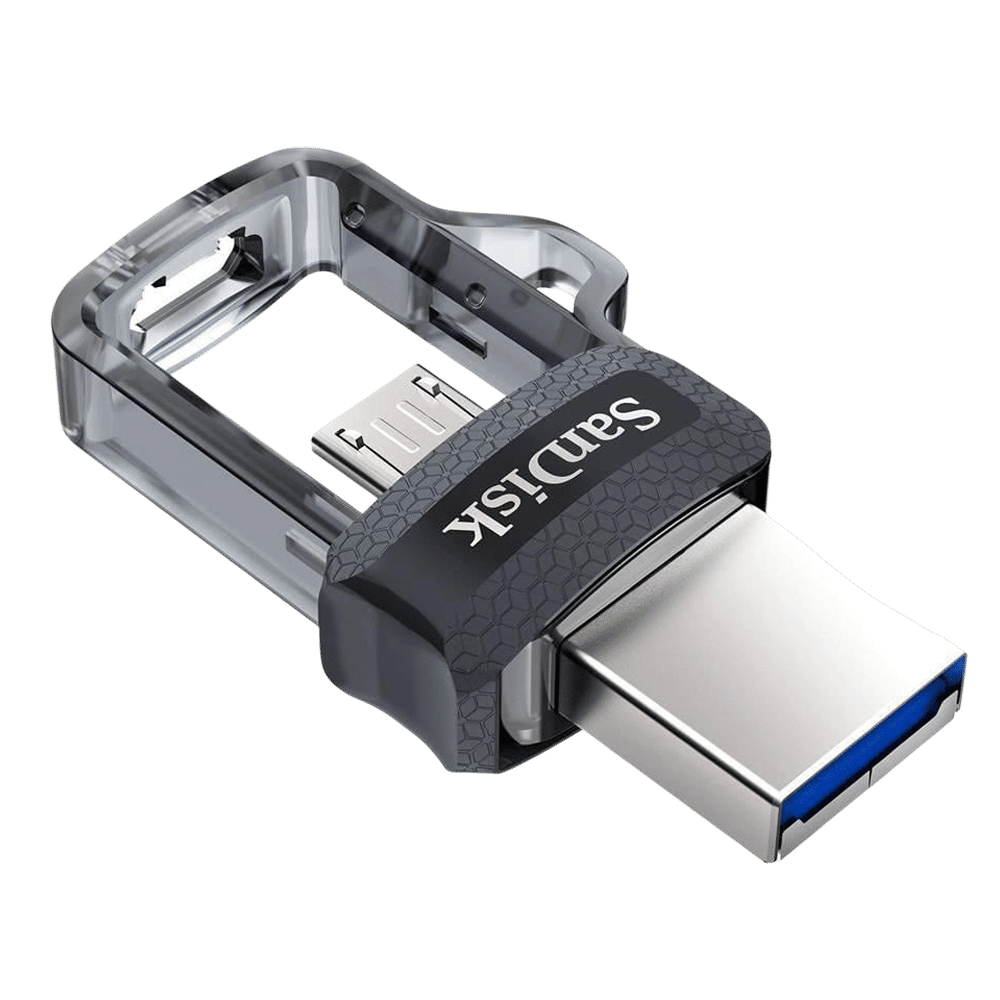 SanDisk Ultra Dual Drive m3.0 64GB Micro USB, USB (3.0) OTG Pen Drive (Retractable Design, Black & Gray) SanDisk Ultra Dual Drive m3.0 64GB Micro USB, USB (3.0) OTG Pen Drive (Retractable Design, Black & Gray)_6