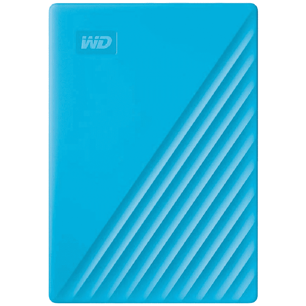 Western Digital My Passport 4TB USB (3.2) Portable Hard Disk Drive (Password Protection, Sky) Western Digital My Passport 4TB USB (3.2) Portable Hard Disk Drive (Password Protection, Sky)_1