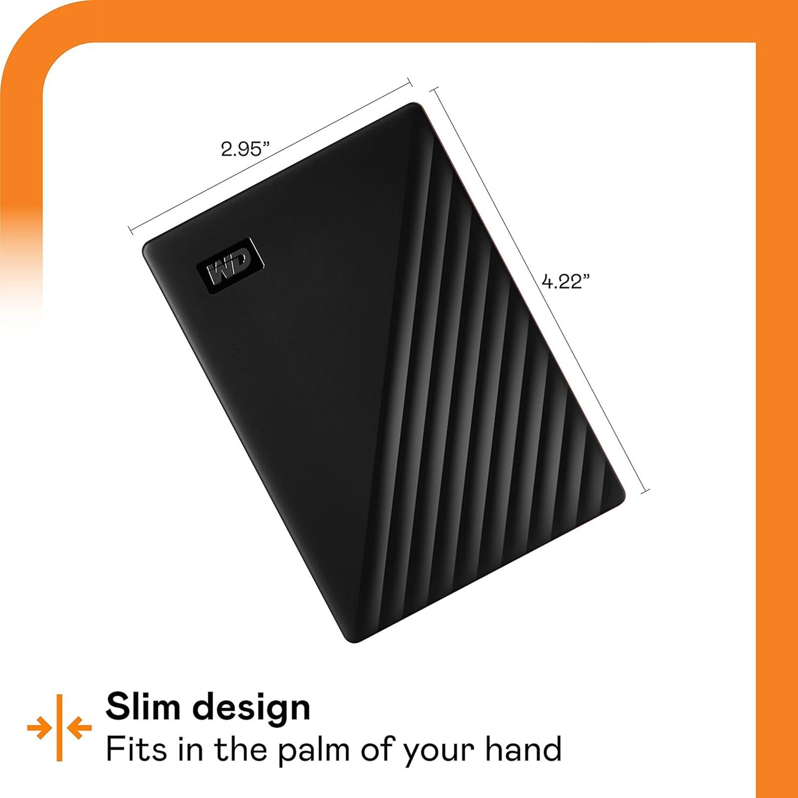 WD My Passport 2TB USB (3.2) Portable Hard Disk Drive (Slim Durable Design, Black) WD My Passport 2TB USB (3.2) Portable Hard Disk Drive (Slim Durable Design, Black)_8