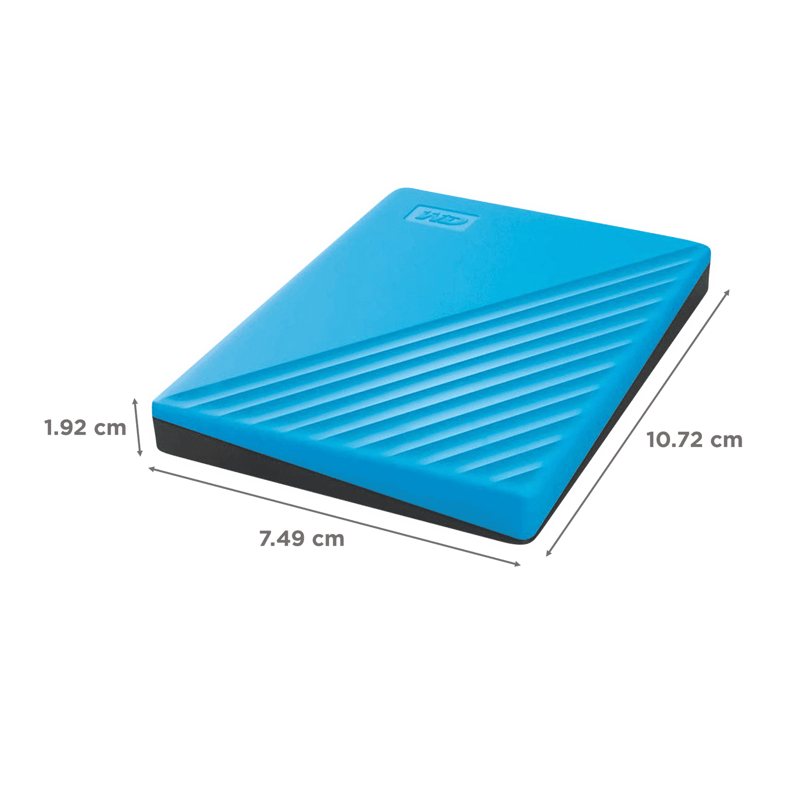 Western Digital My Passport 2TB USB (3.2) Portable Hard Disk Drive (Automatic Backup, Sky)_2