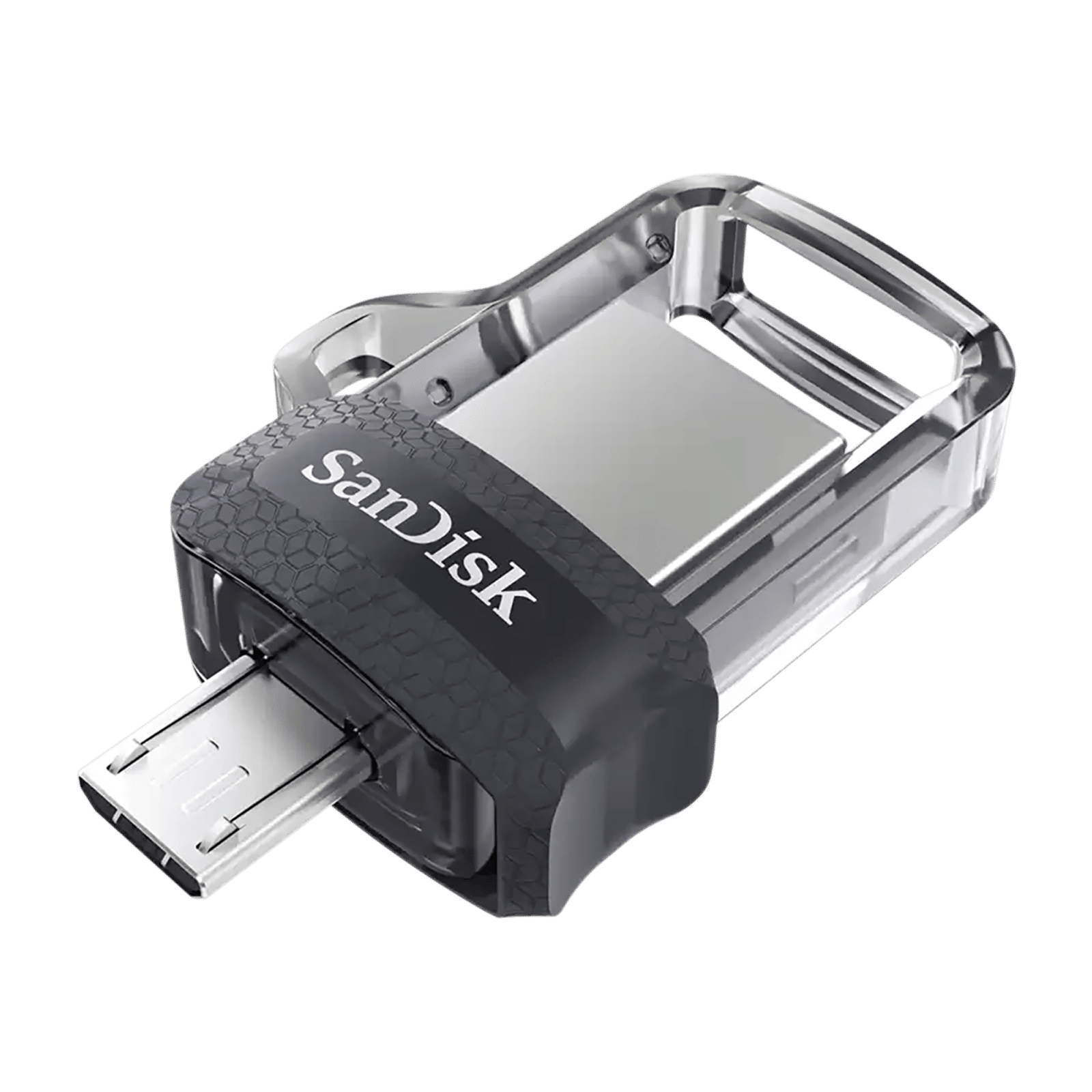 SanDisk Ultra Dual Drive m3.0 128GB Micro USB, USB (3.0) OTG Pen Drive (Retractable Design, Black & Gray)_4