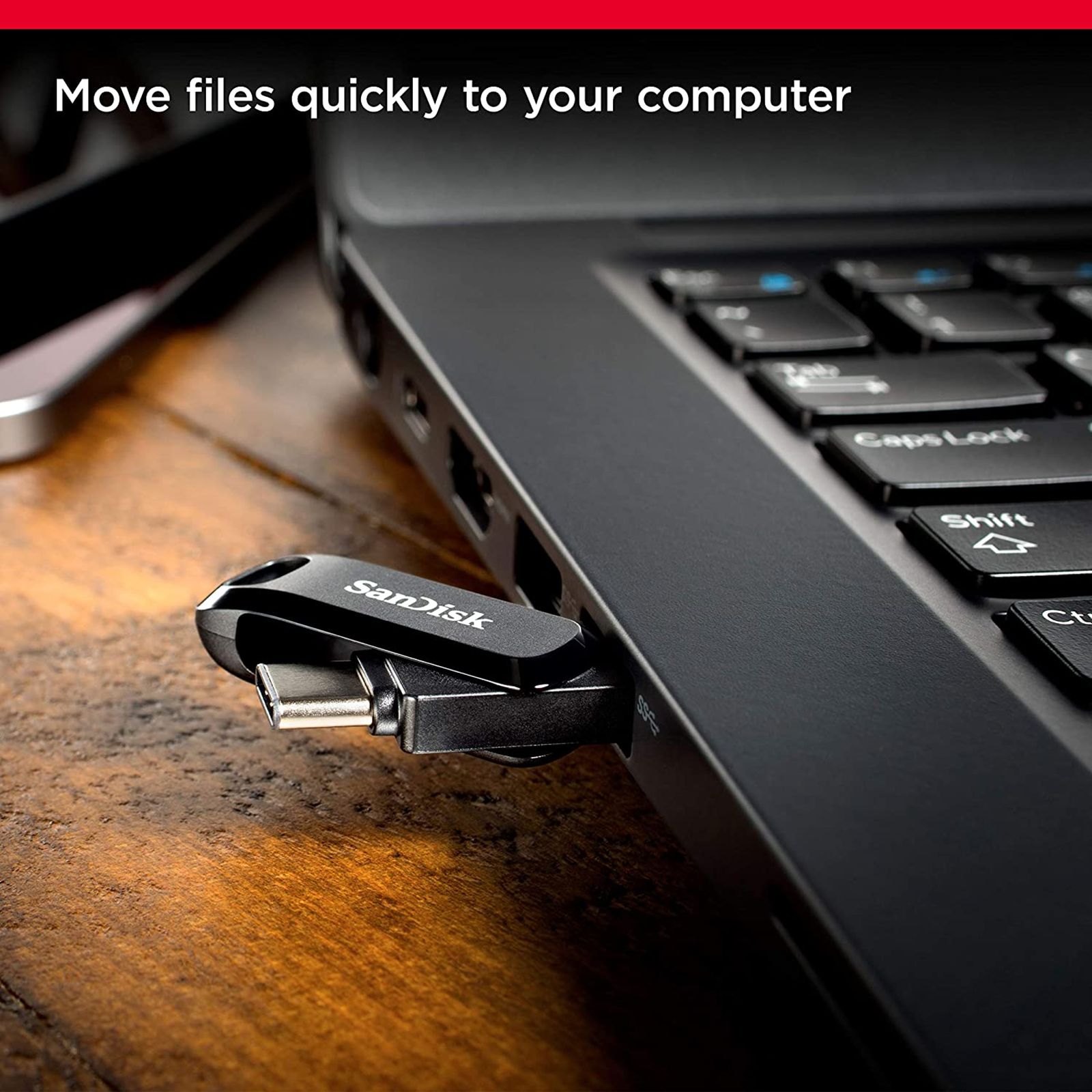 SanDisk Ultra Dual Drive Go 64GB USB Type A (3.2), USB Type C (3.2) OTG Pen Drive (Mobile Portability, Black)_5