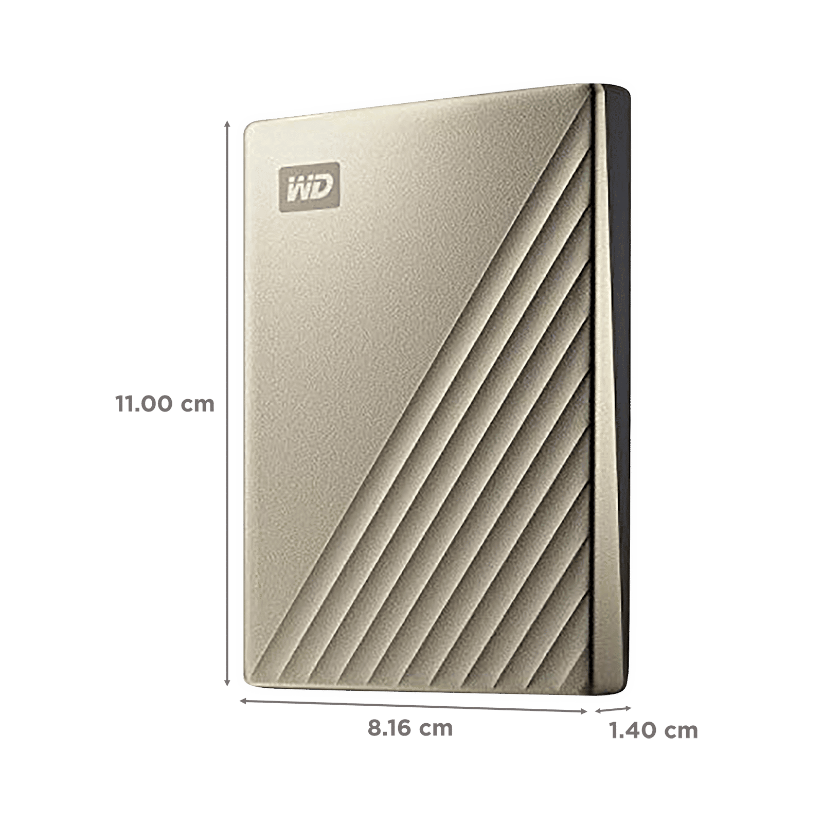 Western Digital My Passport Ultra 2 TB USB 2.0/3.0 Hard Disk Drive (Automatic Backup, WDBC3C0020BGD-WESN, Gold)_2