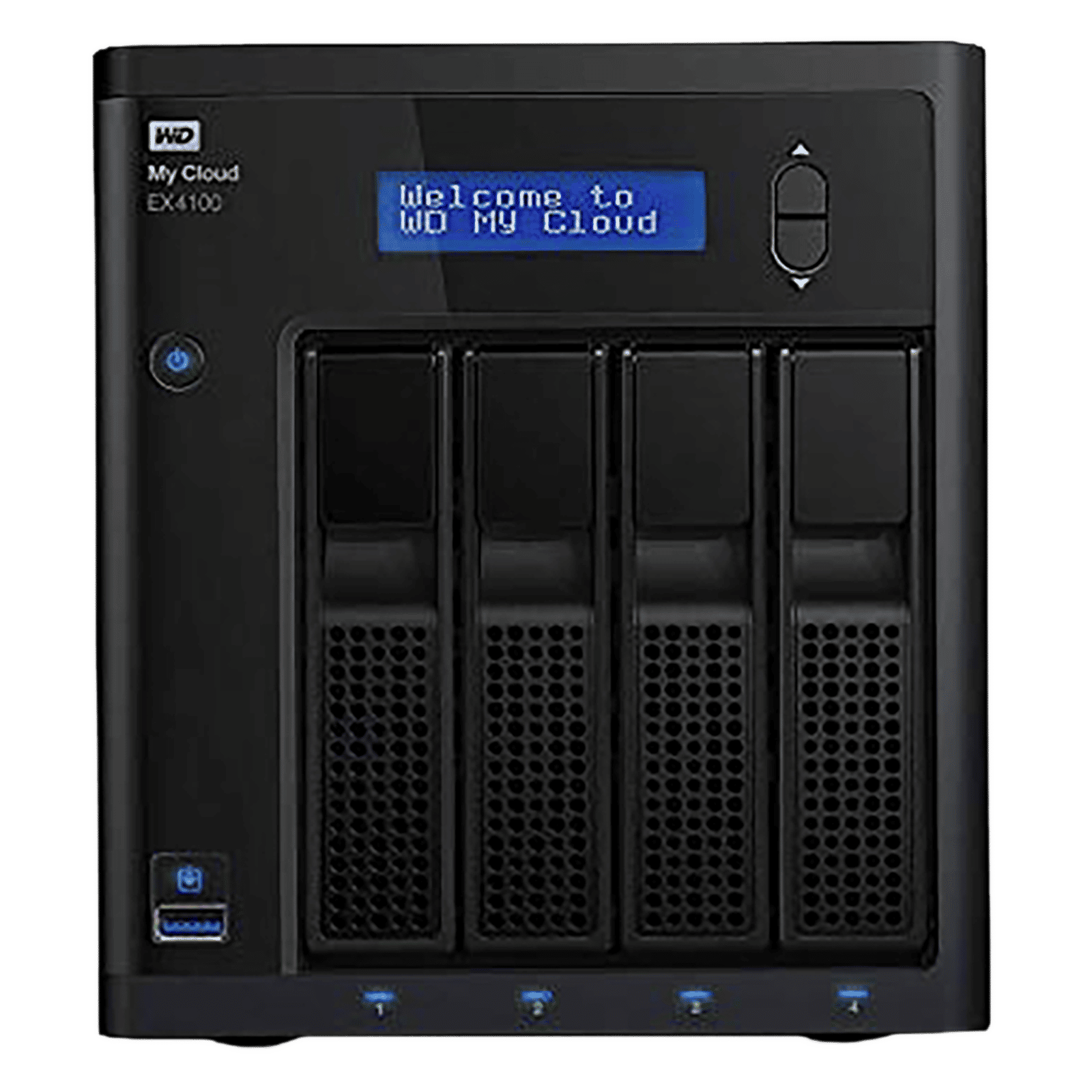 Western Digital My Cloud Pro Series PR4100 Diskless USB 1.1 Network Attached Storage (Automatic Backup, WDBNFA0000NBK-BESN, Black) Western Digital My Cloud Pro Series PR4100 Diskless USB 1.1 Network Attached Storage (Automatic Backup, WDBNFA0000NBK-BESN, Black)_1