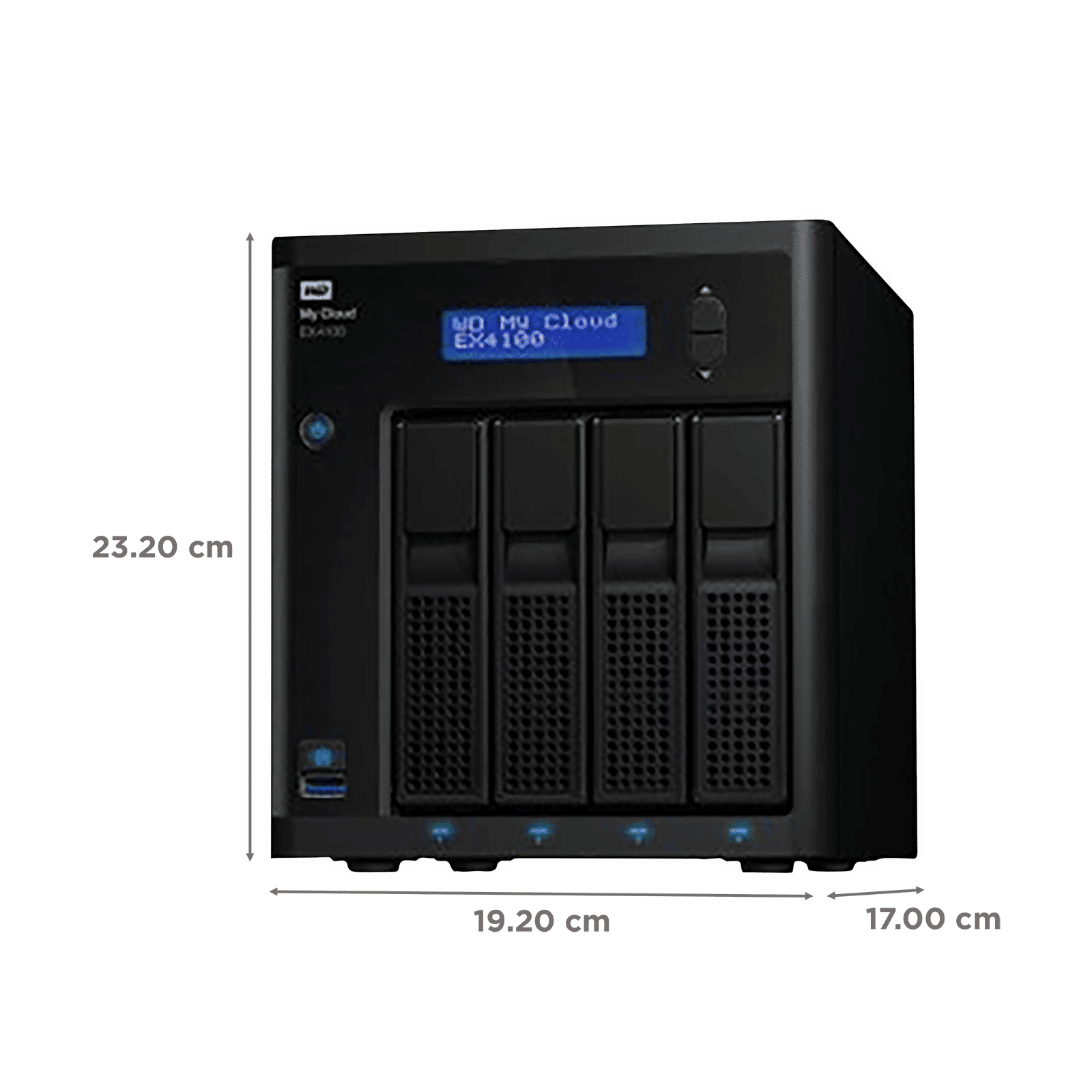 Western Digital My Cloud 24 TB USB 3.0 Network Attached Storage (JBOD Easy Set Up, WDBWZE0240KBK-BESN, Black)_2