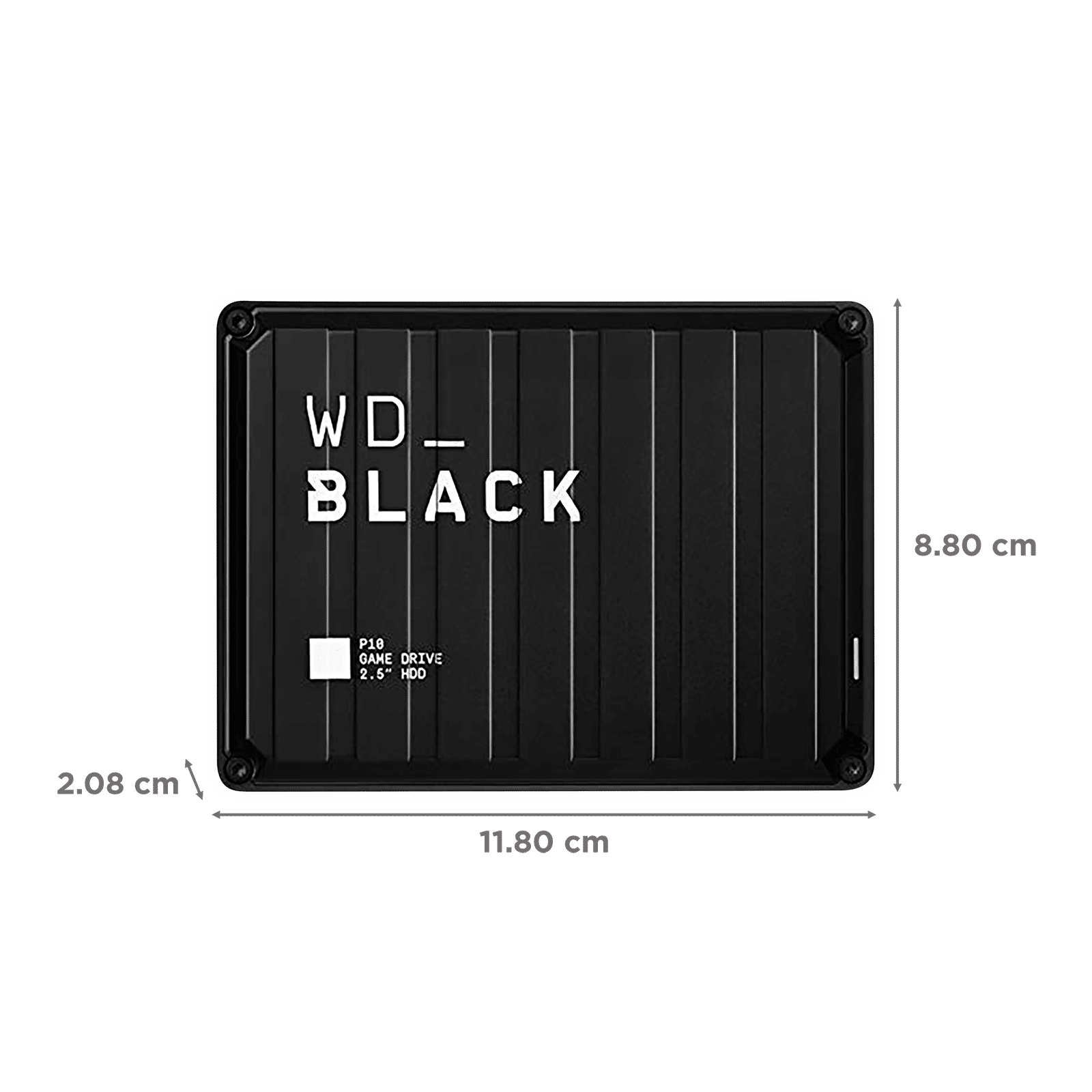 Western Digital WD_BLACK P10 4 TB USB 3.2 Game Drive (Purpose-Built For Gamers, WDBA3A0040BBK-WESN, Black) Western Digital WD_BLACK P10 4 TB USB 3.2 Game Drive (Purpose-Built For Gamers, WDBA3A0040BBK-WESN, Black)_2