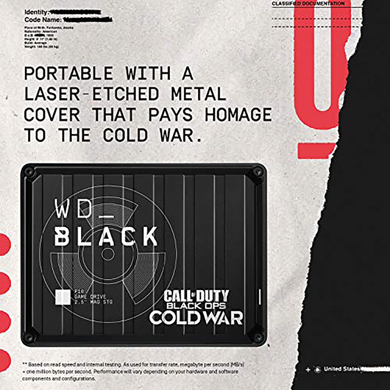 Western Digital WD_BLACK P10 2 TB USB 3.2 Game Drive (Call of Duty: Black Ops Cold War Edition, WDBAZC0020BBK-WESN, Black) Western Digital WD_BLACK P10 2 TB USB 3.2 Game Drive (Call of Duty: Black Ops Cold War Edition, WDBAZC0020BBK-WESN, Black)_4