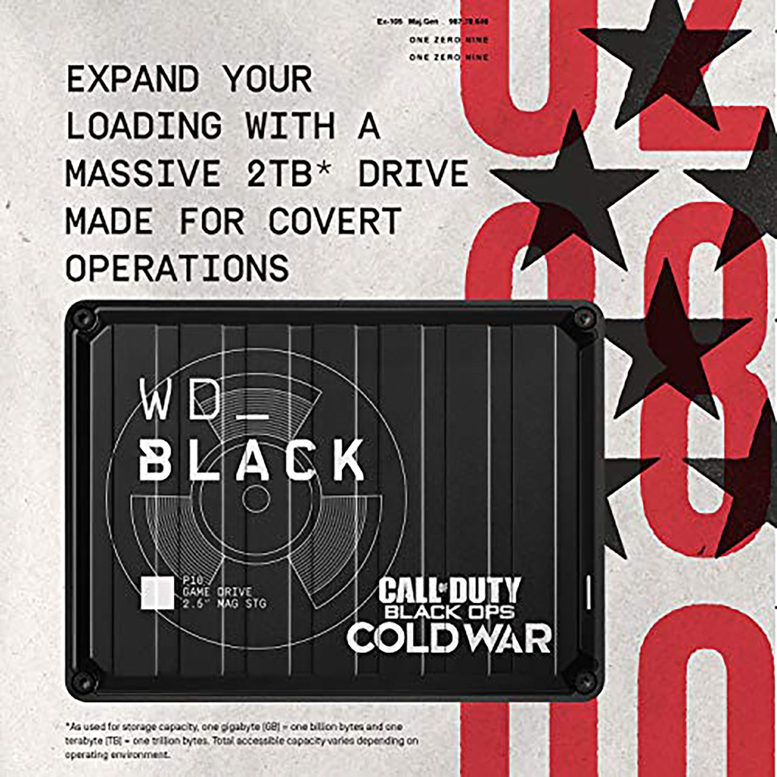 Western Digital WD_BLACK P10 2 TB USB 3.2 Game Drive (Call of Duty: Black Ops Cold War Edition, WDBAZC0020BBK-WESN, Black) Western Digital WD_BLACK P10 2 TB USB 3.2 Game Drive (Call of Duty: Black Ops Cold War Edition, WDBAZC0020BBK-WESN, Black)_6
