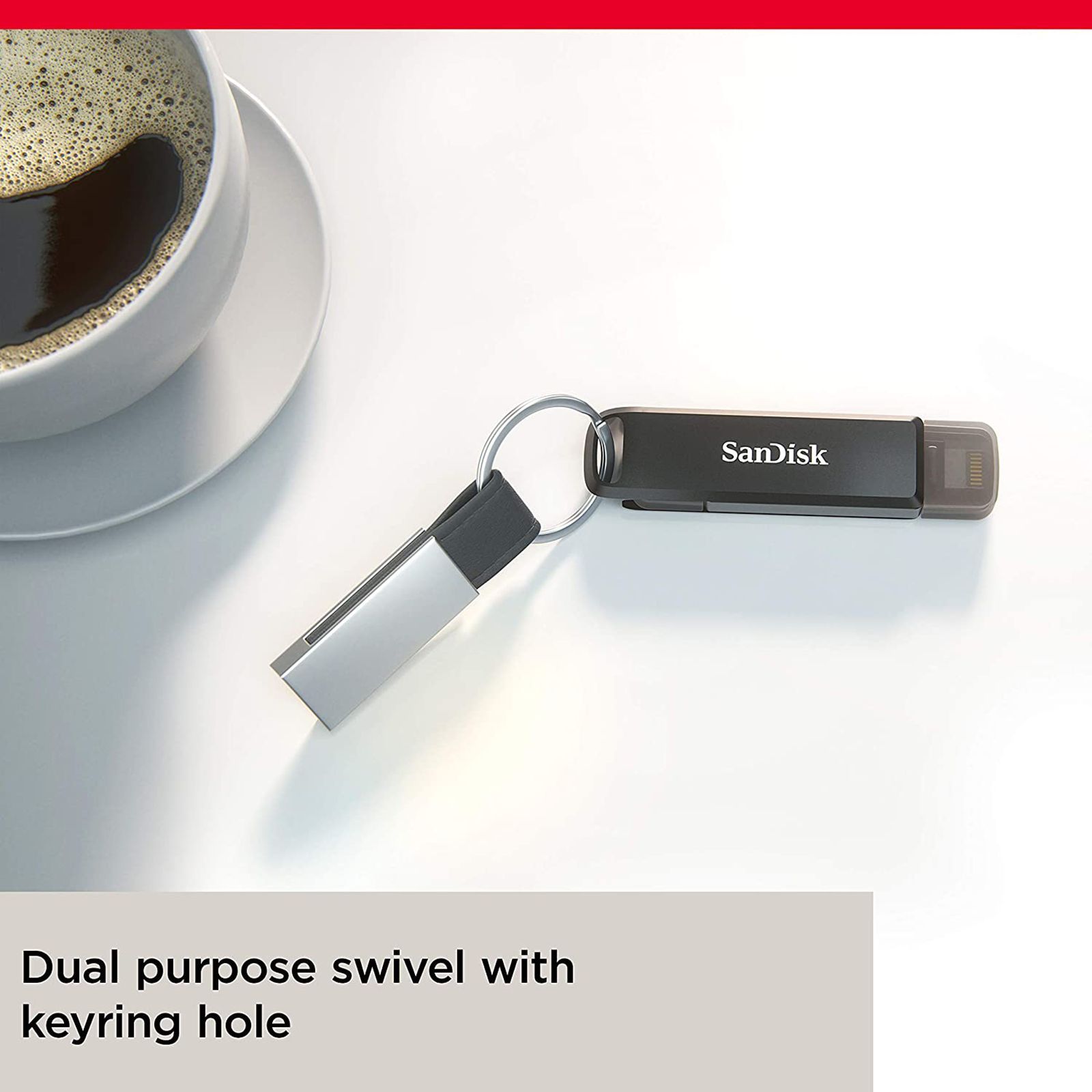 SanDisk iXpand Luxe 64GB USB Type C (3.0) Pen Drive (Dual-Purpose Swivel with Keyring Hole, Black) SanDisk iXpand Luxe 64GB USB Type C (3.0) Pen Drive (Dual-Purpose Swivel with Keyring Hole, Black)_14