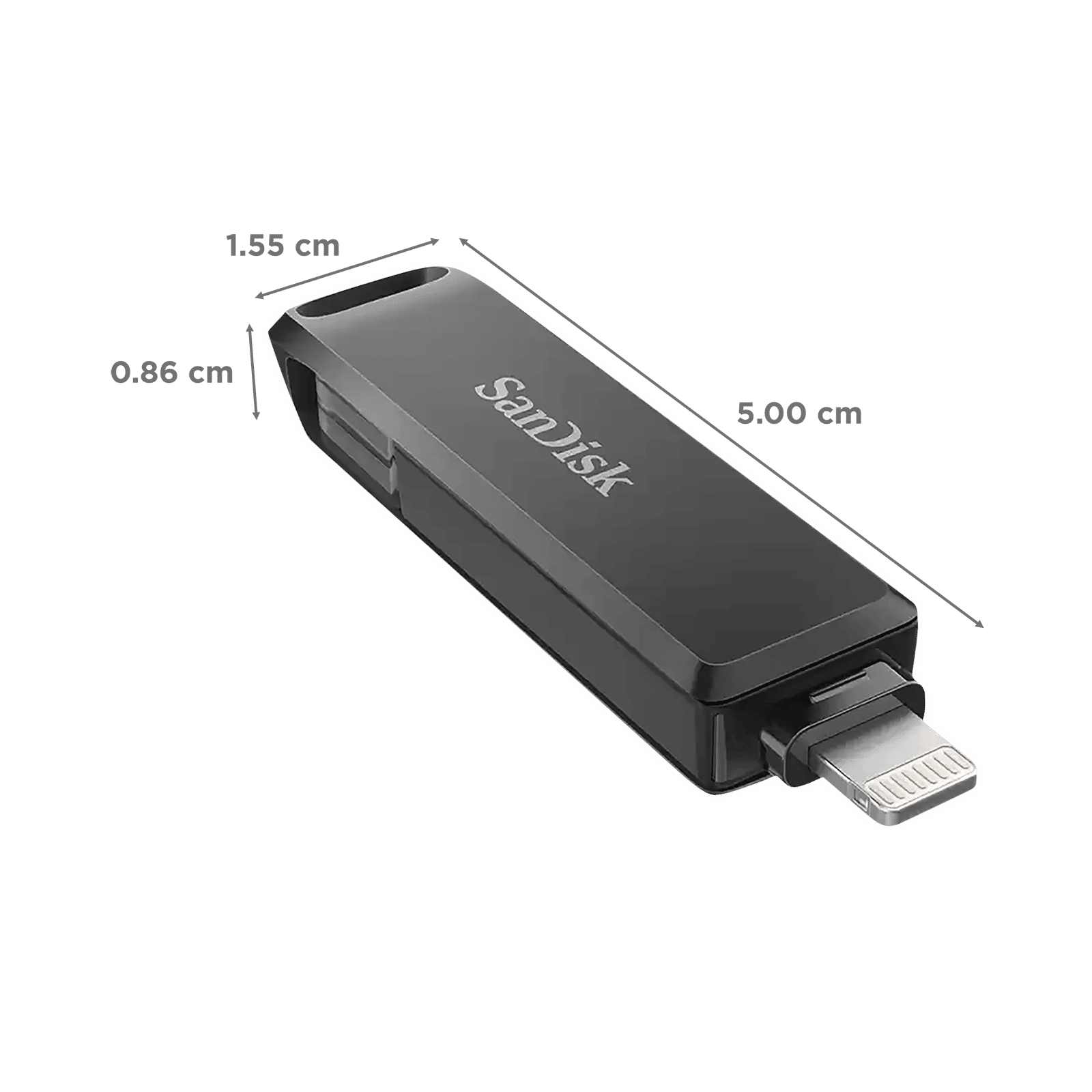 SanDisk iXpand Luxe 128GB Lightning + USB 3.1 (Type-C) Flash Drive (Password Protection, Black) SanDisk iXpand Luxe 128GB Lightning + USB 3.1 (Type-C) Flash Drive (Password Protection, Black)_2