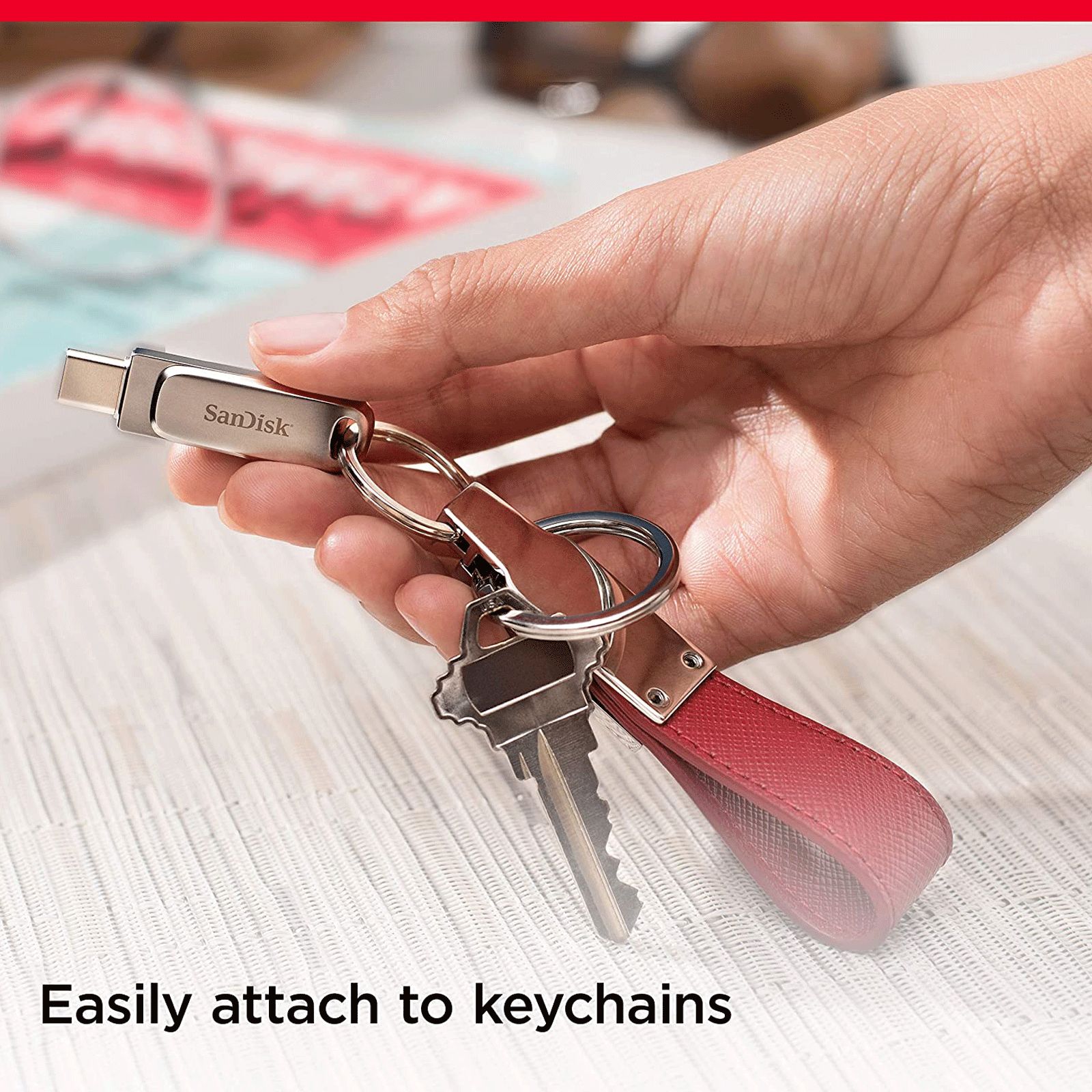 SanDisk Ultra Dual Drive Luxe 1TB USB Type A (3.2), USB Type C (3.2) OTG Pen Drive (Swivel Design To Protect Connectors, Silver) SanDisk Ultra Dual Drive Luxe 1TB USB Type A (3.2), USB Type C (3.2) OTG Pen Drive (Swivel Design To Protect Connectors, Silver)_10