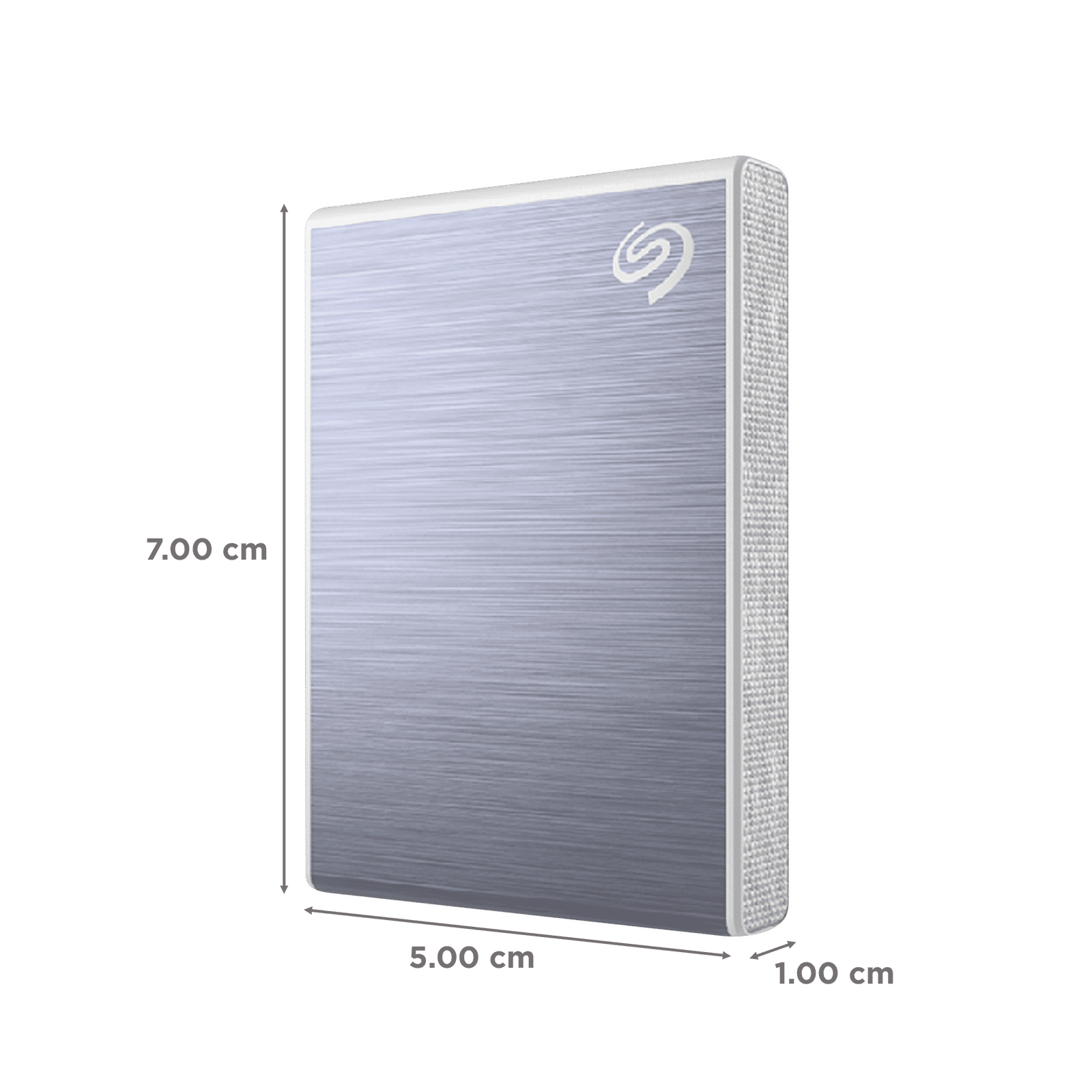 SEAGATE One Touch 500GB USB Type-C 3.0 Solid State Drive (Steller Style Design, STKG500402, Blue)_2
