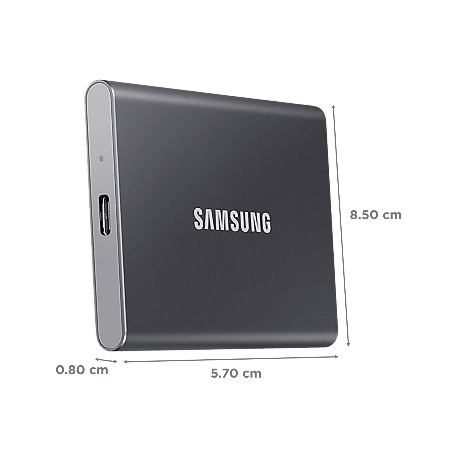 SAMSUNG T7 500GB USB 3.2 Solid State Drive (UASP Mode, MU-PC500T/WW, Titan Grey) SAMSUNG T7 500GB USB 3.2 Solid State Drive (UASP Mode, MU-PC500T/WW, Titan Grey)_2