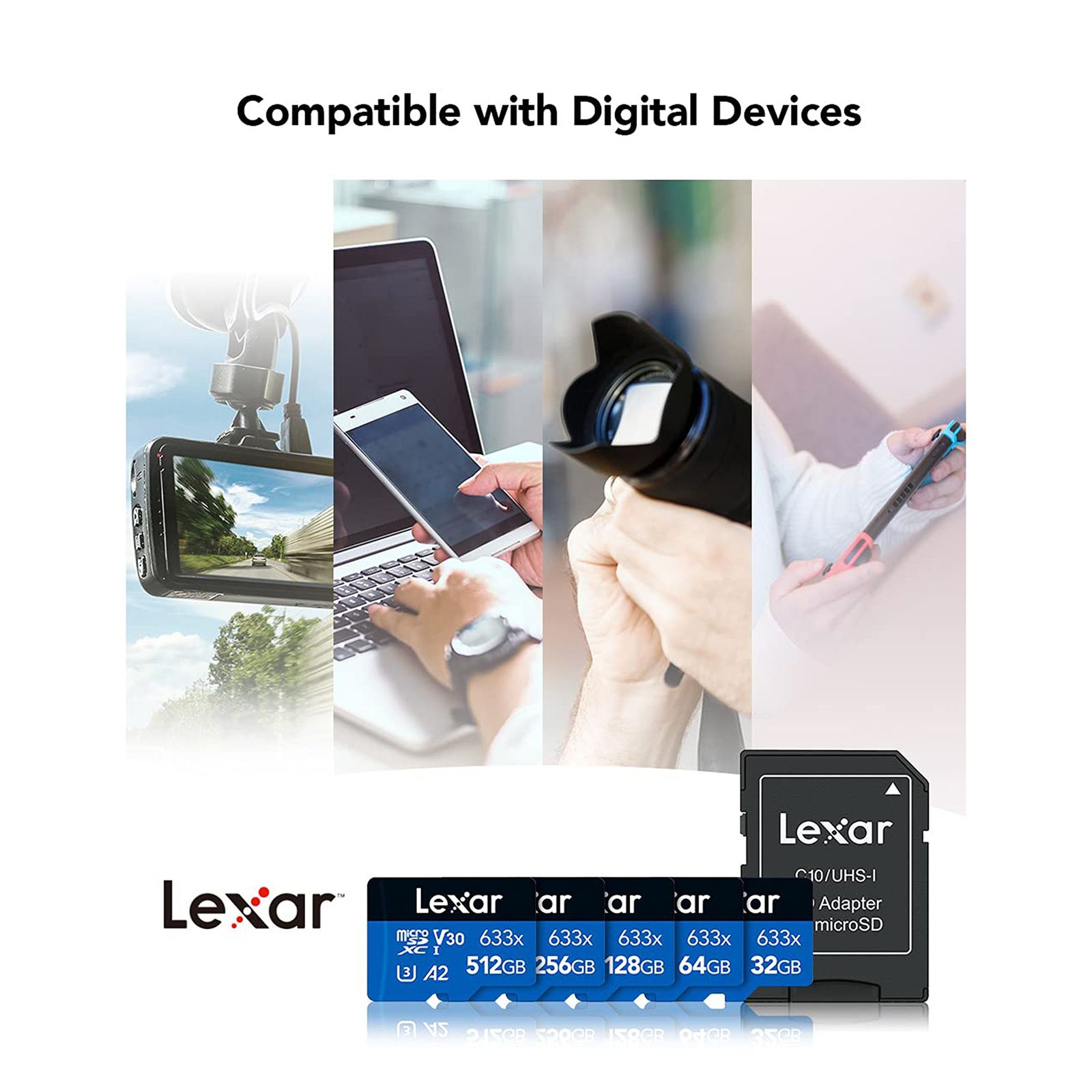 Lexar 633x BLUE Series MicroSDXC 128GB Class 10 100MB/s Memory Card Lexar 633x BLUE Series MicroSDXC 128GB Class 10 100MB/s Memory Card_10