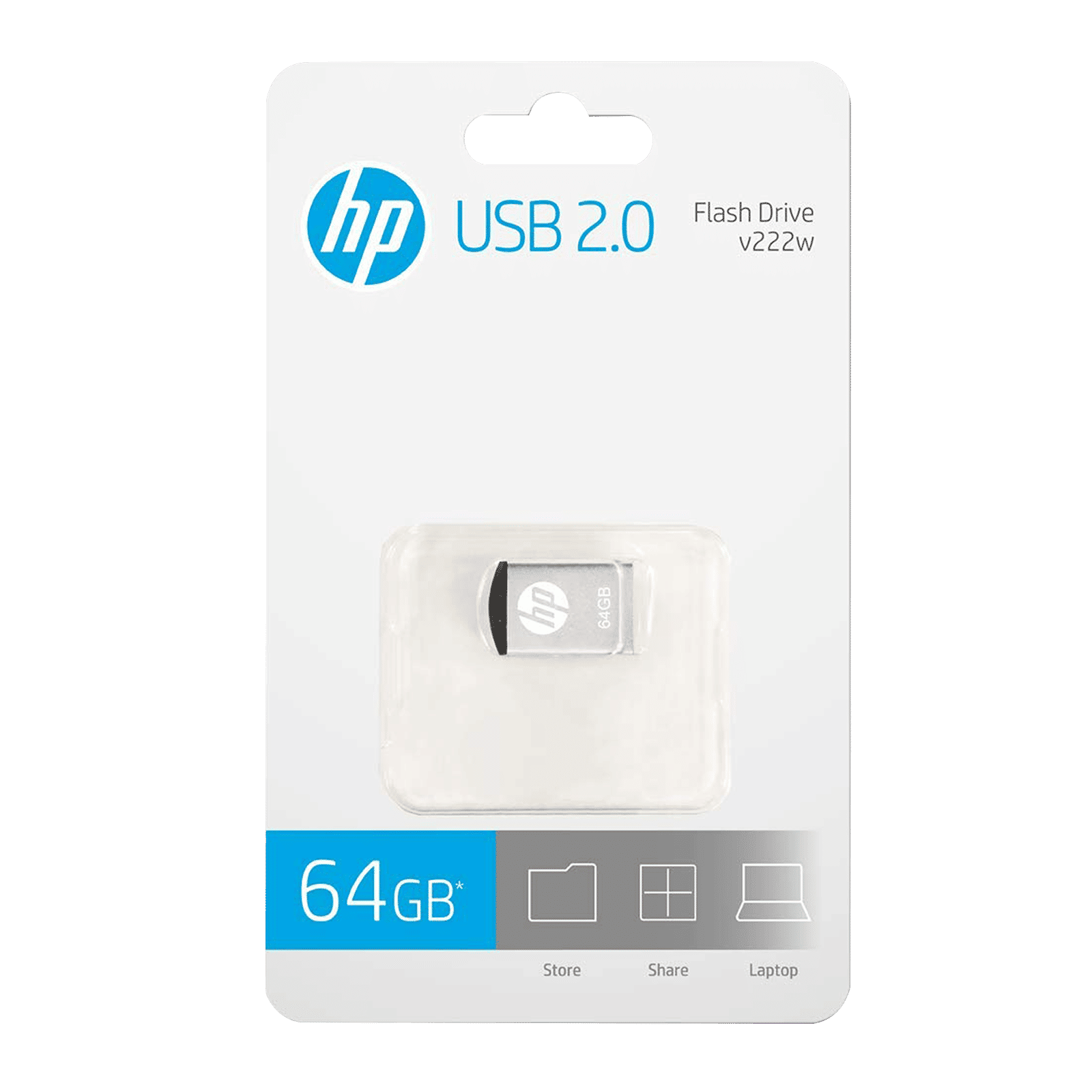 HP v222w 16GB USB 2.0 Pen Drive (Sleek & Slim, MM-USB016GB-40P, Silver)_5