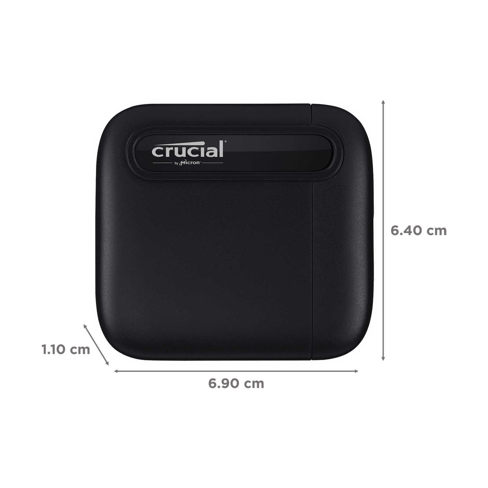 Crucial X6 4TB USB-C (3.2) Portable Solid State Drive (Shock & Vibration Resistant, Black) Crucial X6 4TB USB-C (3.2) Portable Solid State Drive (Shock & Vibration Resistant, Black)_2