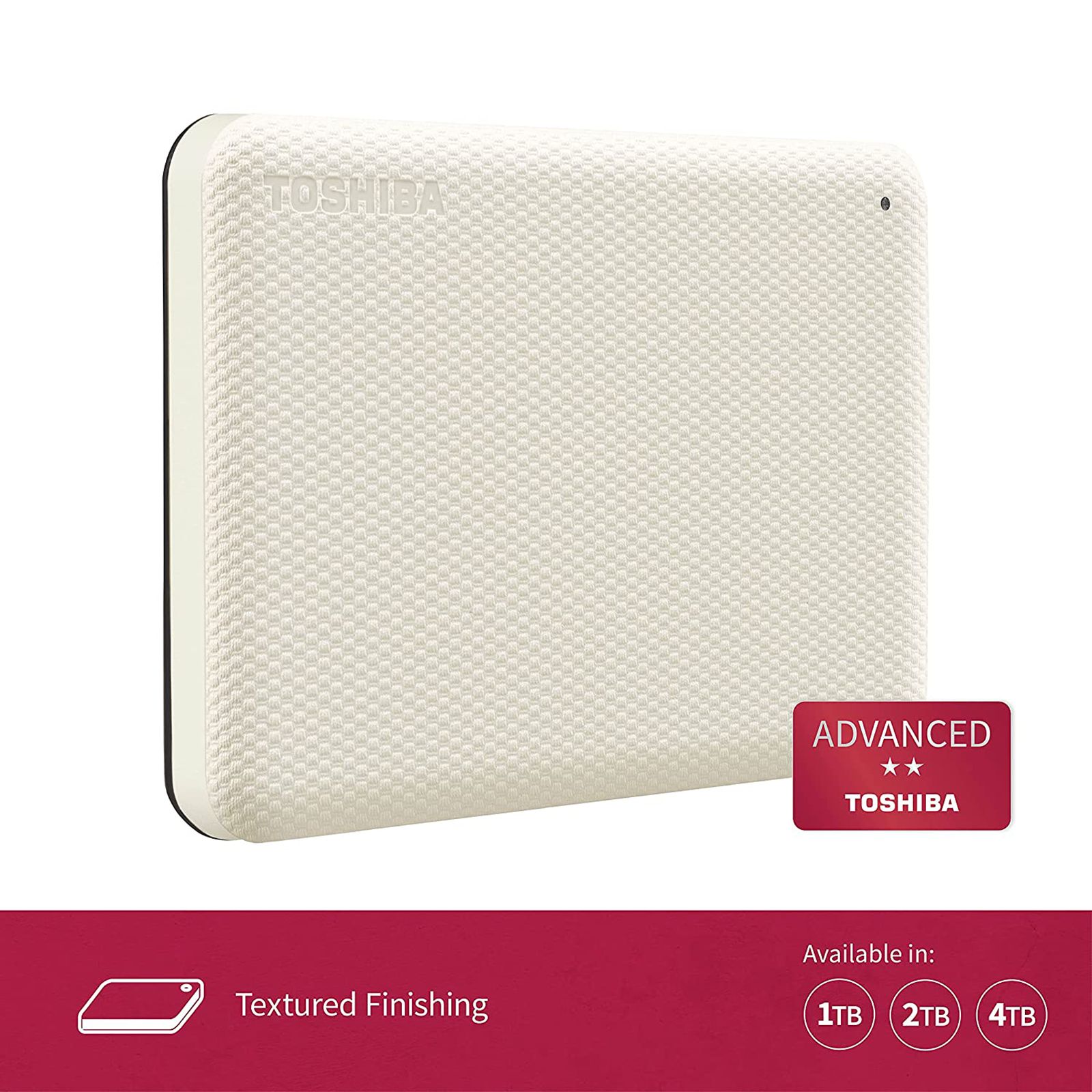 TOSHIBA Canvio Advance 1TB USB 3.0/USB 2.0 Hard Disk Drive (Auto-Backup Software, HDTCA10AW3AA, Light Beige)_5
