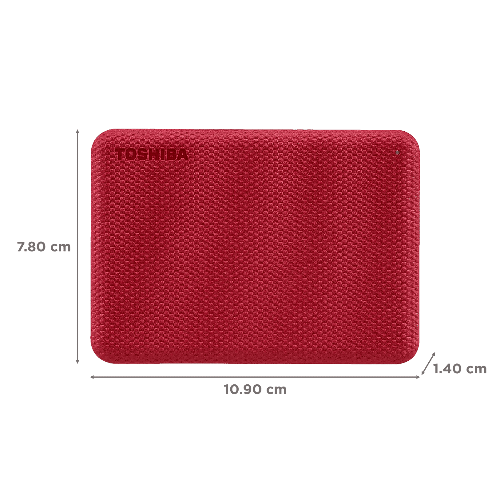 TOSHIBA Canvio Advance 2TB USB Type-A (3.0) Portable Hard Disk Drive (Auto-Backup Software, Red) TOSHIBA Canvio Advance 2TB USB Type-A (3.0) Portable Hard Disk Drive (Auto-Backup Software, Red)_2