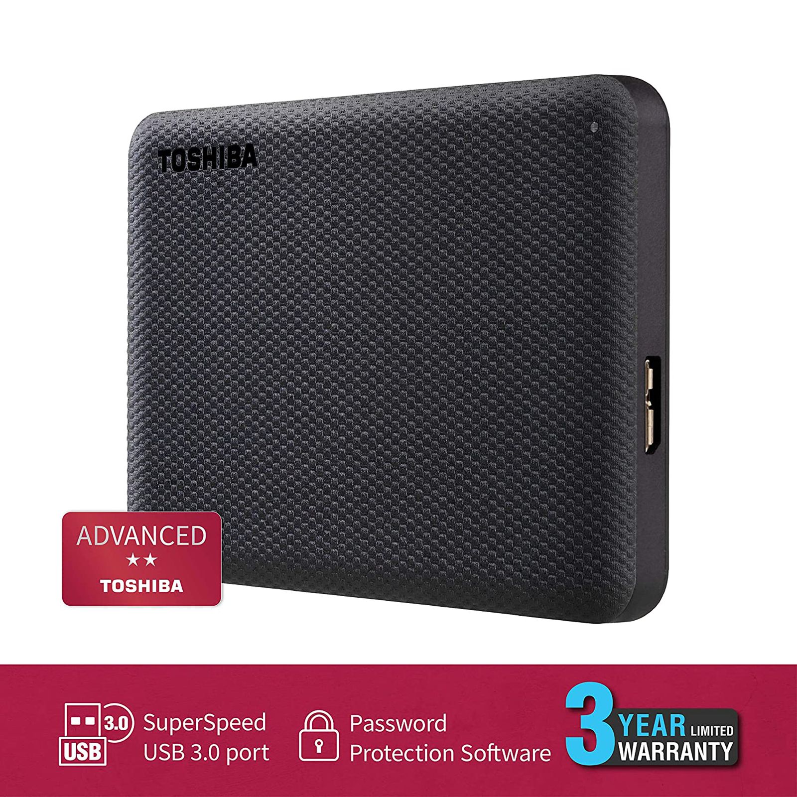 TOSHIBA Canvio Advance 4TB USB Type-A (3.0) Portable Hard Disk Drive (Auto-Backup Software, Black) TOSHIBA Canvio Advance 4TB USB Type-A (3.0) Portable Hard Disk Drive (Auto-Backup Software, Black)_6
