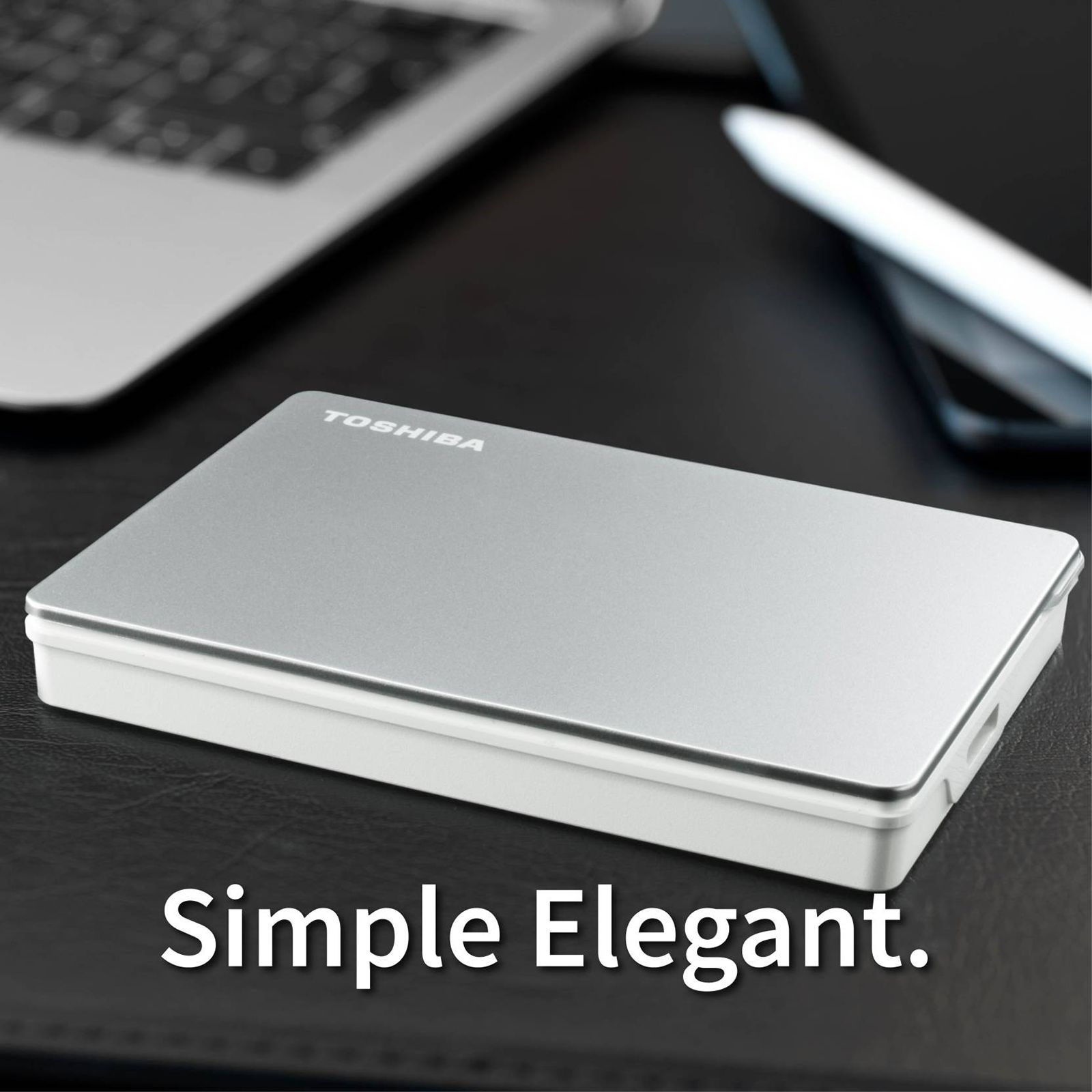 TOSHIBA Canvio Flex 2TB USB-C (3.0) Portable Hard Disk Drive (Cross-Device Compatibility, Silver) TOSHIBA Canvio Flex 2TB USB-C (3.0) Portable Hard Disk Drive (Cross-Device Compatibility, Silver)_12