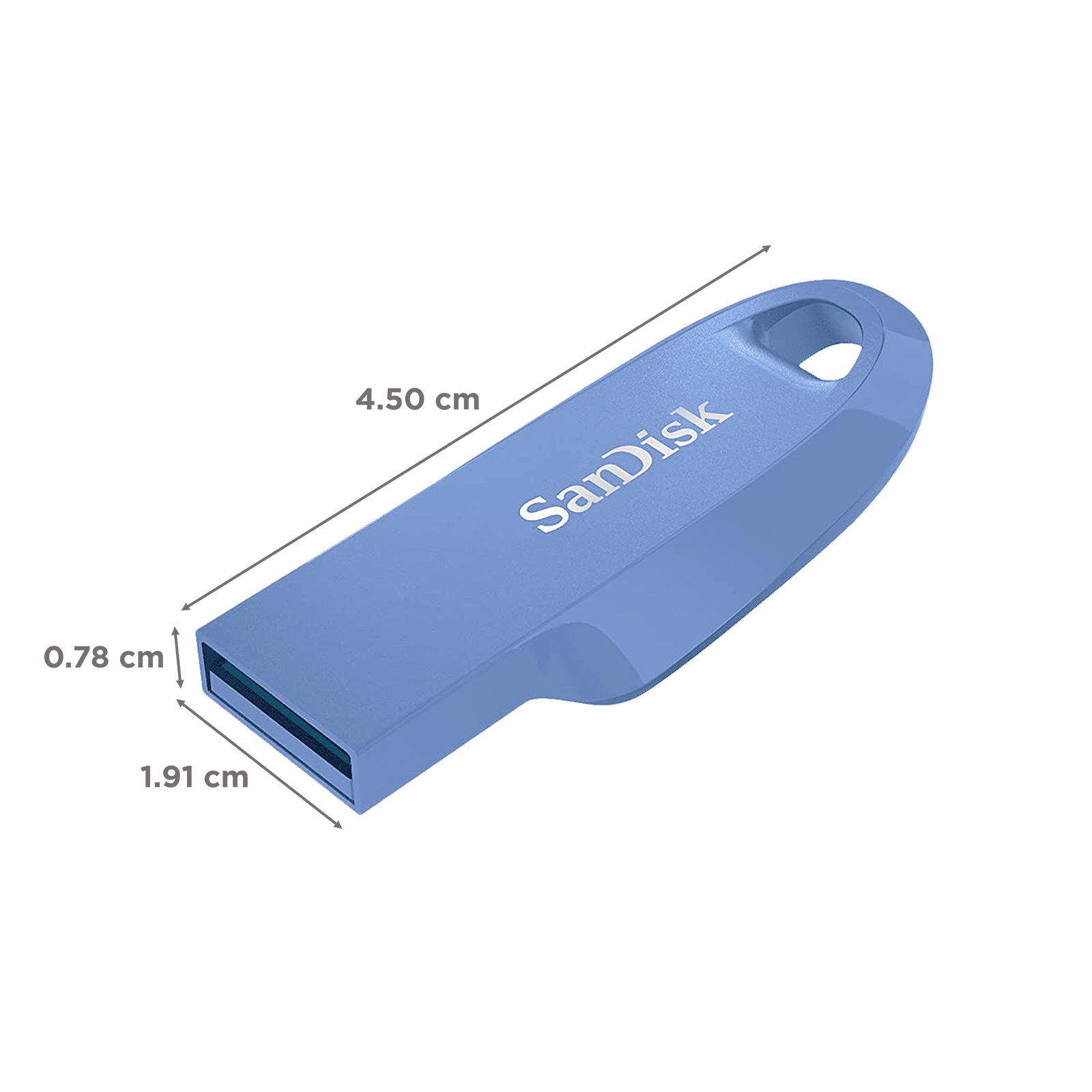 SanDisk Ultra Curve 32GB USB (3.2) Pen Drive (Built-In Keyring Loop, Navy Blue)_2