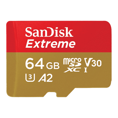 SanDisk Extreme MicroSDXC 64GB Class 10 190MB/s Memory Card