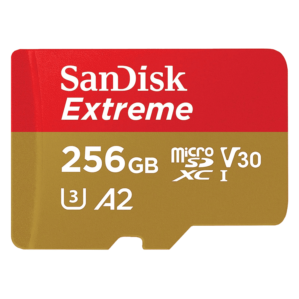 Buy SanDisk Extreme MicroSDXC 256GB Class 10, Class 30, Class 3 190MB/s ...
