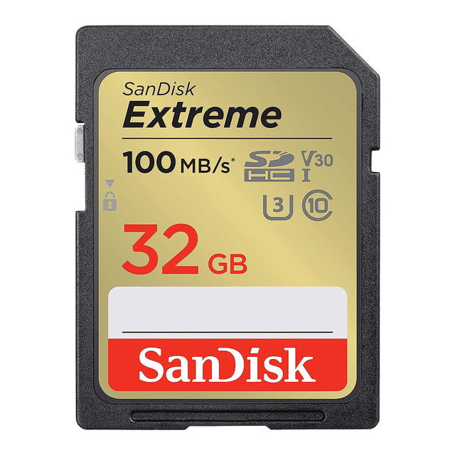 Buy SanDisk Extreme SD SDHC 32GB Class 3, Class 30 100MB/s Memory Card ...