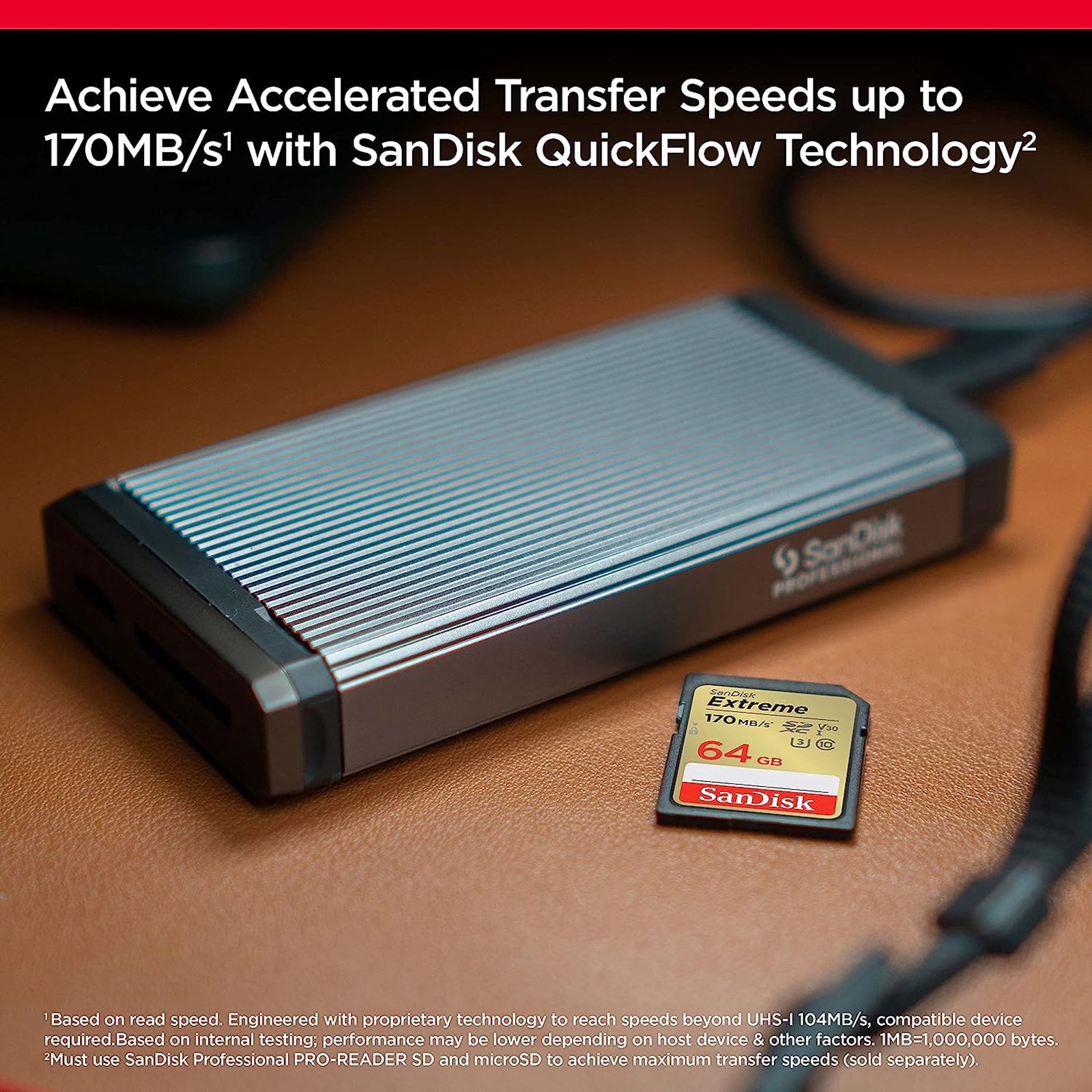 Buy SanDisk Extreme SD SDHC 64GB Class 3, Class 30 170MB/s Memory Card ...