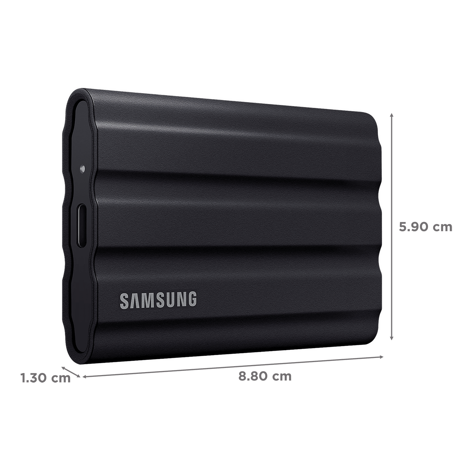 SAMSUNG T7 1TB USB Type-C (3.2) Portable Solid State Drive (IP65 Water and Dust Resistance, Black)_2