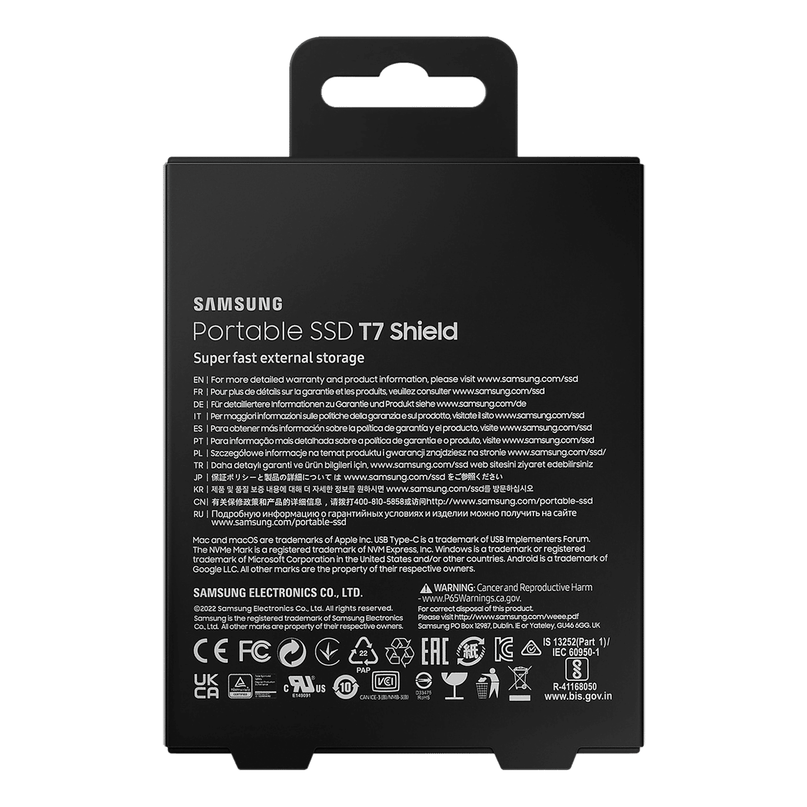 SAMSUNG T7 1TB USB Type-C (3.2) Portable Solid State Drive (IP65 Water and Dust Resistance, Black)_8