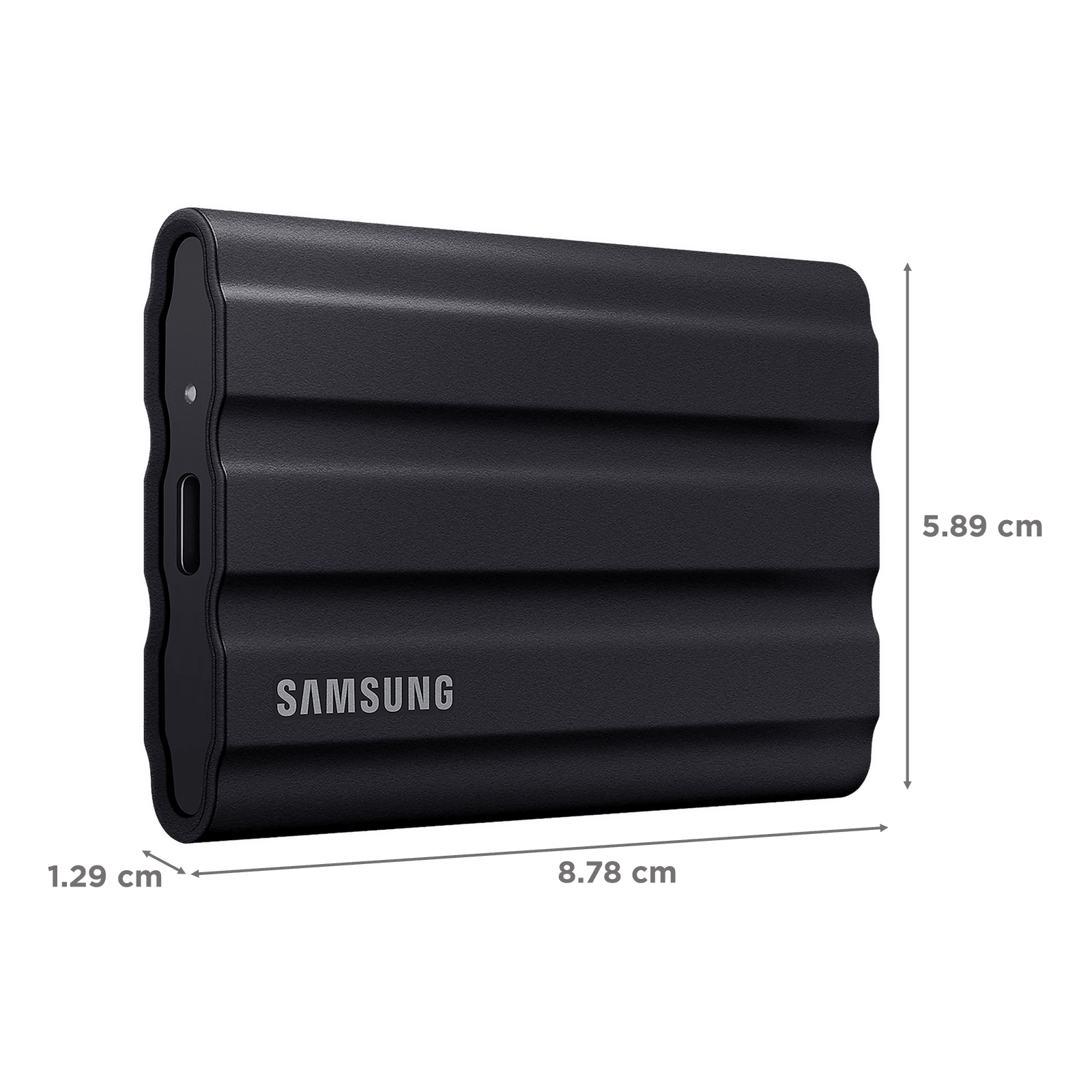 SAMSUNG T7 2TB USB Type-C (3.2) Portable Solid State Drive (IP65 Water and Dust Resistance, Black)_2