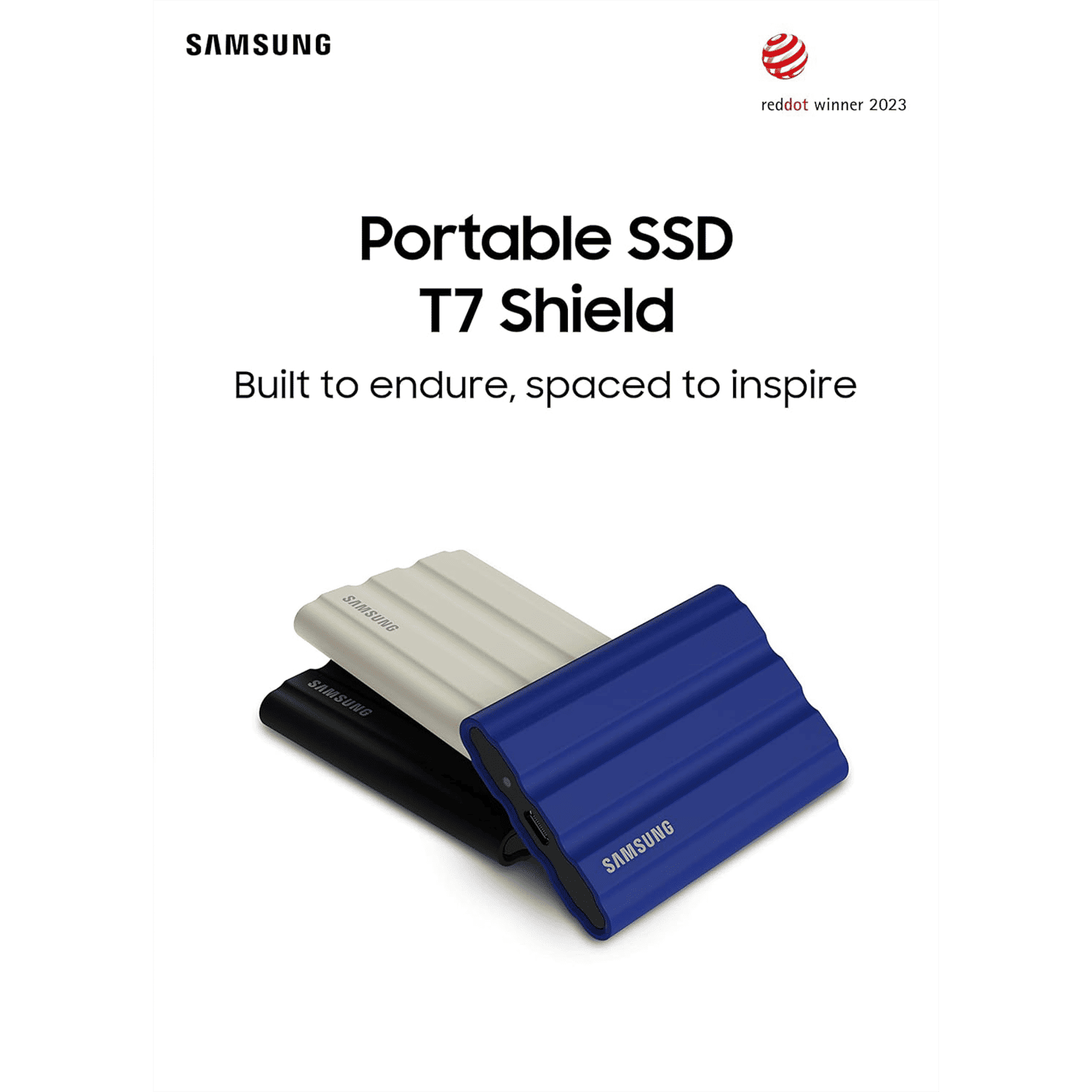 SAMSUNG T7 2TB USB Type-C (3.2) Portable Solid State Drive (IP65 Water and Dust Resistance, Blue)_7