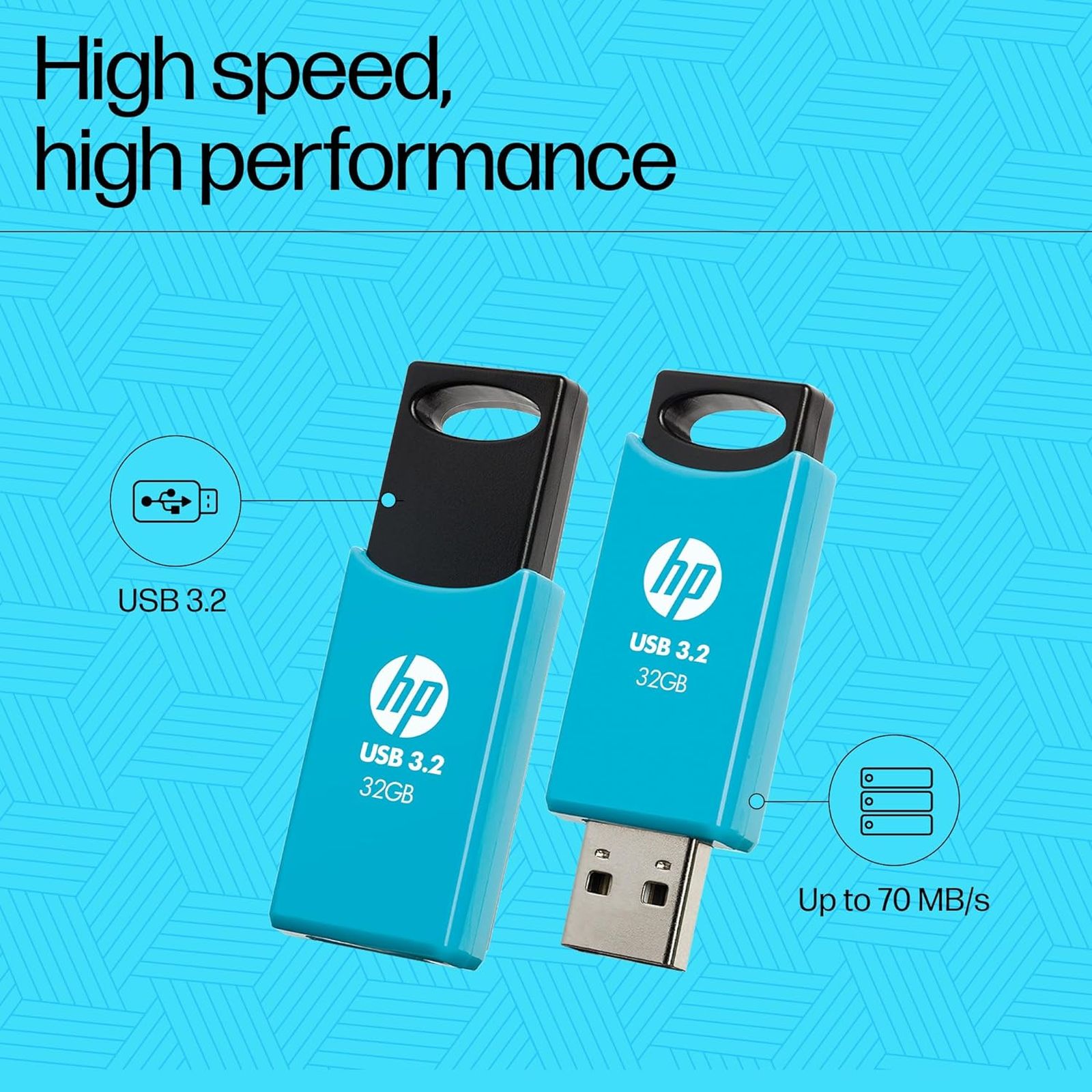 HP 712w 32GB USB Type-A (3.2) Pen Drive (Sliding Capless Design, Blue) HP 712w 32GB USB Type-A (3.2) Pen Drive (Sliding Capless Design, Blue)_4