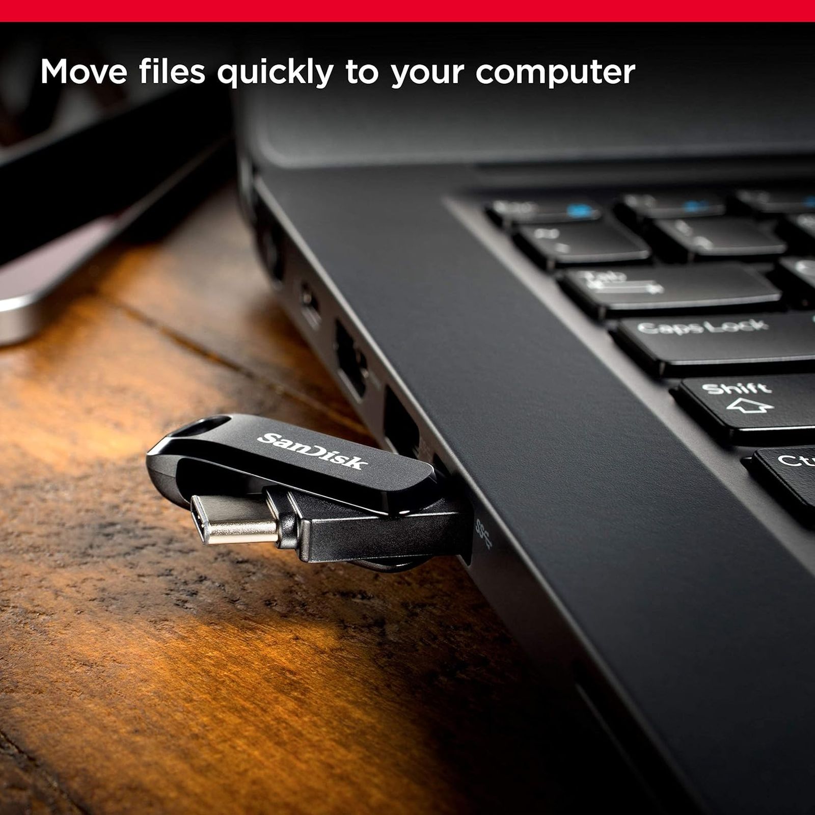 SanDisk Ultra Dual Drive Go 256GB USB Type A (3.2), USB Type C (3.2) OTG Pen Drive (Swivel Design to Protect Connectors, Black) SanDisk Ultra Dual Drive Go 256GB USB Type A (3.2), USB Type C (3.2) OTG Pen Drive (Swivel Design to Protect Connectors, Black)_6