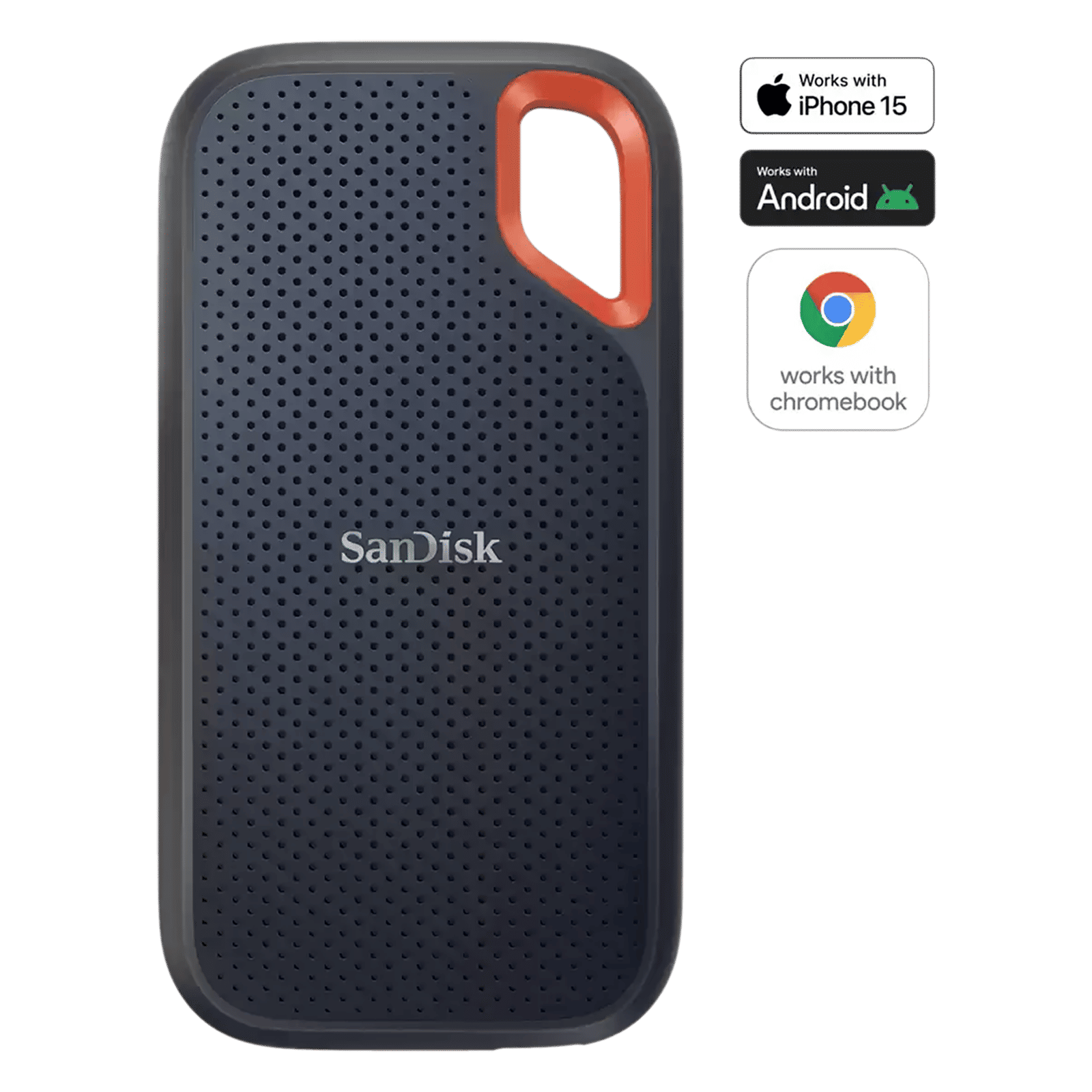 SanDisk Extreme 4TB USB Type-C (3.2) Portable Solid State Drive (IP65 Water and Dust Resistance, Black)_1