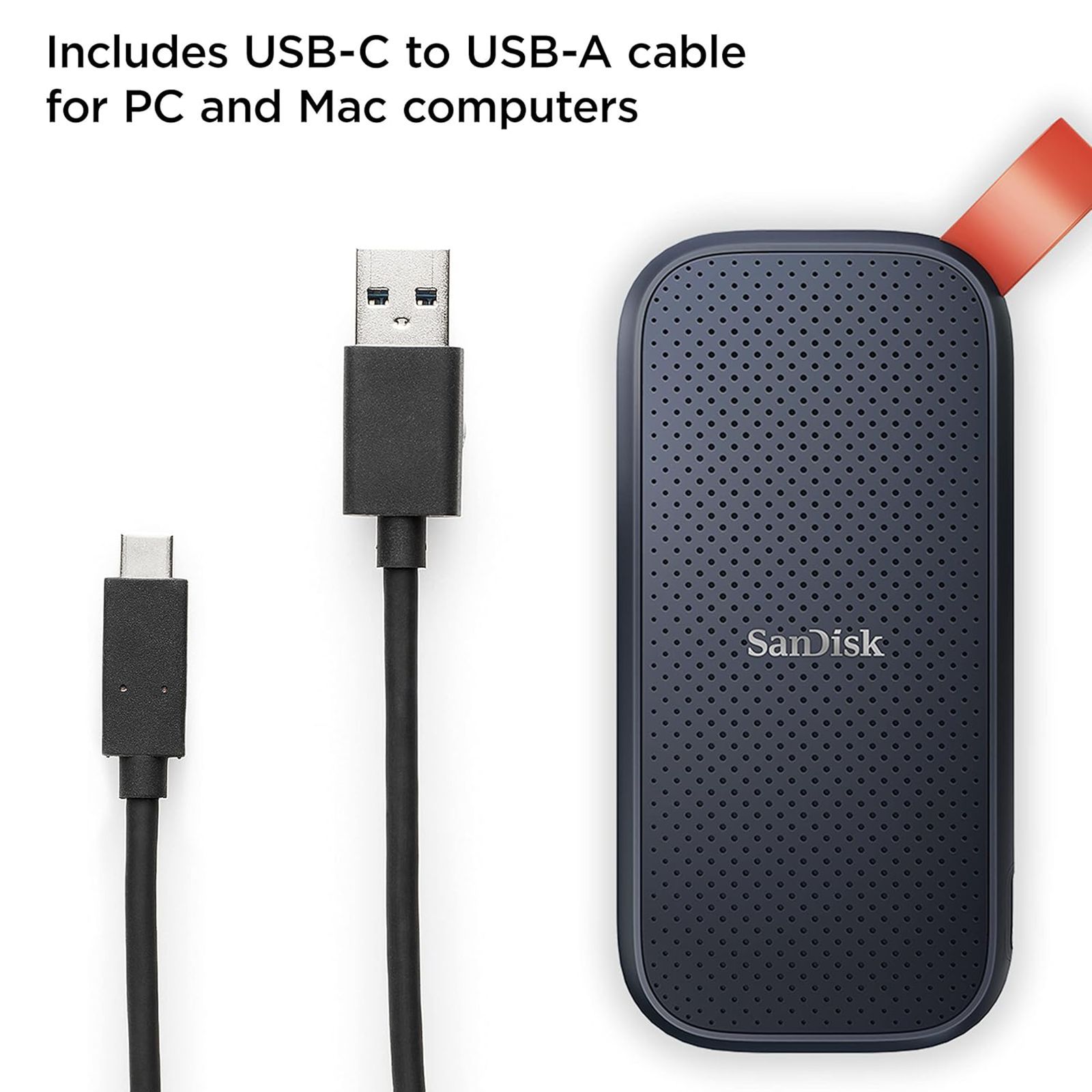 SanDisk E30 1TB USB Type-C (3.2) Portable Solid State Drive (Drop Protection, Black) SanDisk E30 1TB USB Type-C (3.2) Portable Solid State Drive (Drop Protection, Black)_8