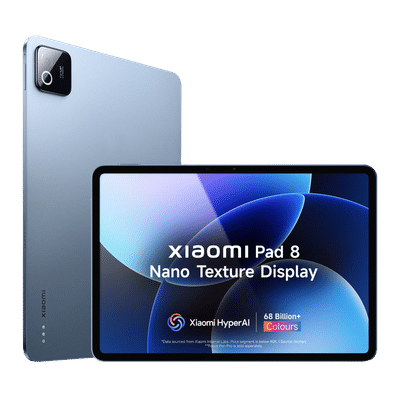 Xiaomi Pad 8 Wi-Fi Android Tablet with Nano Textured Display (11.2 Inch, 12GB RAM, 256GB ROM, Titan Blue)