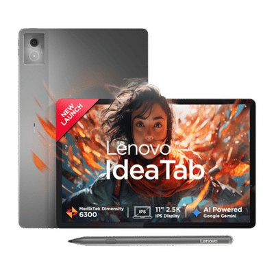 Lenovo Idea Tab Wi-Fi+5G Android Tablet with Lenovo Tab Pen (11 Inch, 8GB RAM, 256GB ROM, Luna Grey)