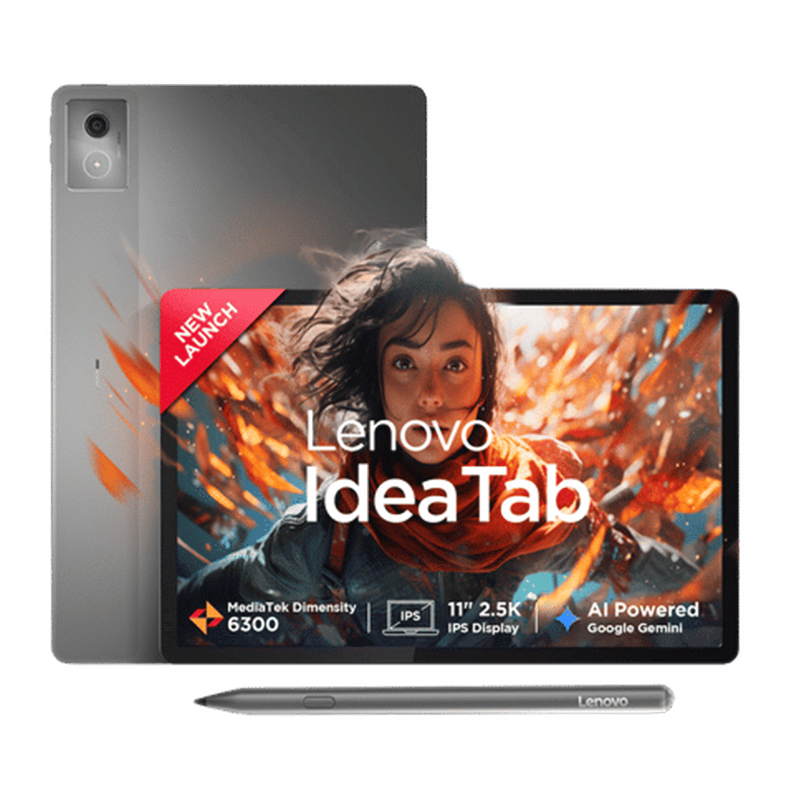 Lenovo Idea Tab Wi-Fi Android Tablet with Lenovo Tab Pen (11 Inch, 8GB RAM, 256GB ROM, Luna Grey)_1
