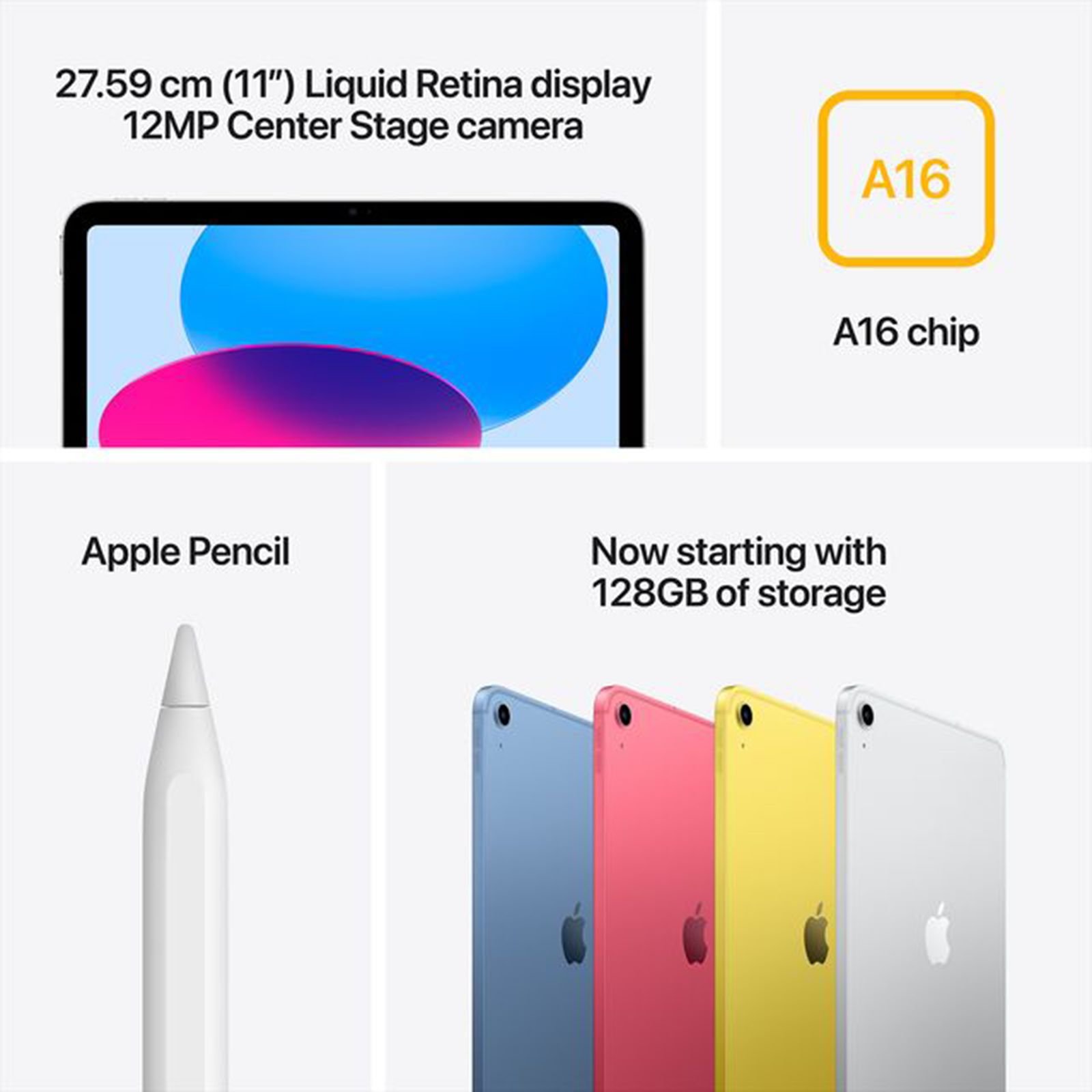 Apple iPad A16 Bionic Chip Wi-Fi+5G (11 Inch, 512GB, Yellow, 2025 model) Apple iPad A16 Bionic Chip Wi-Fi+5G (11 Inch, 512GB, Yellow, 2025 model)_7