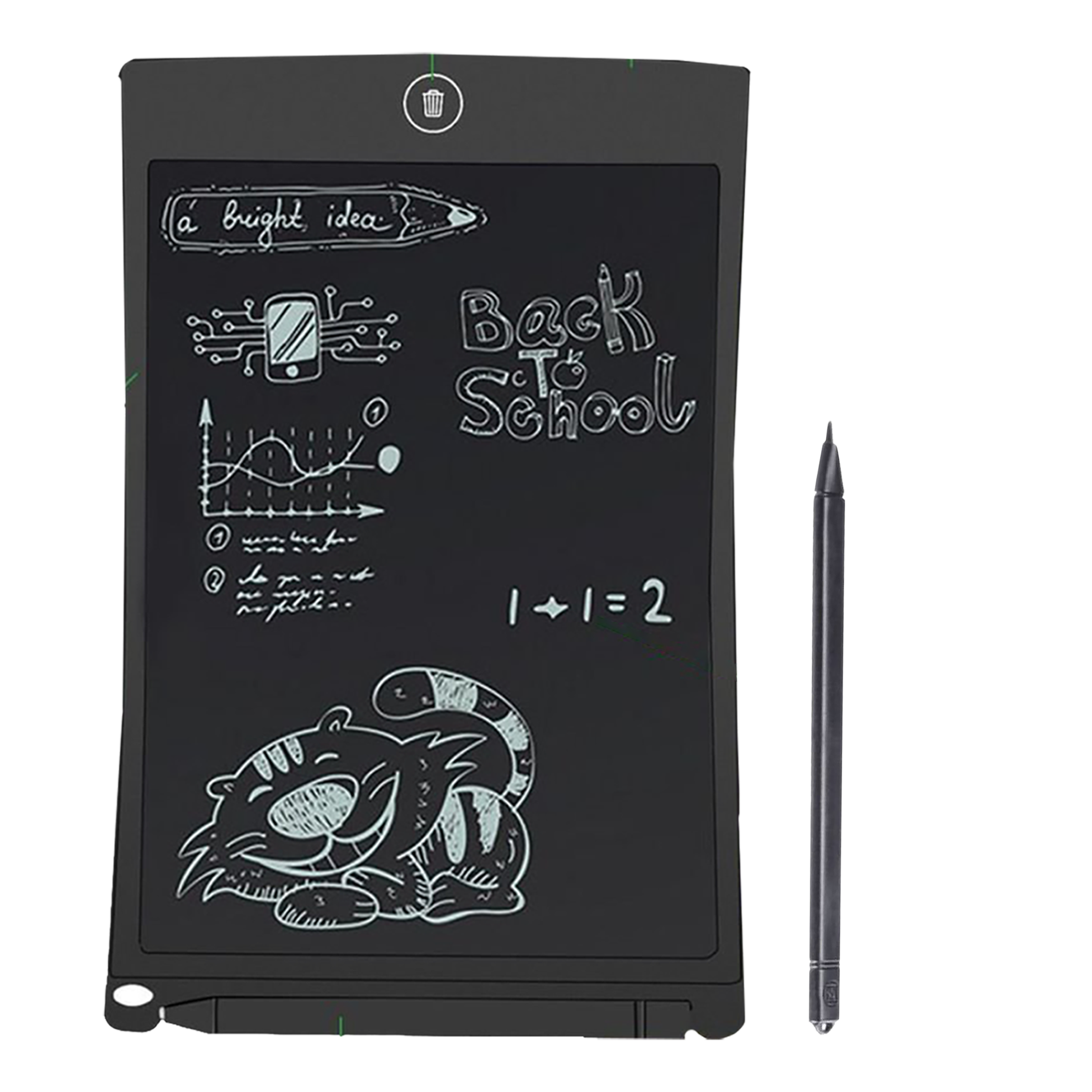 PORTRONICS RuffPad eWriter Tablet (8.5 Inch, Black) PORTRONICS RuffPad eWriter Tablet (8.5 Inch, Black)_1