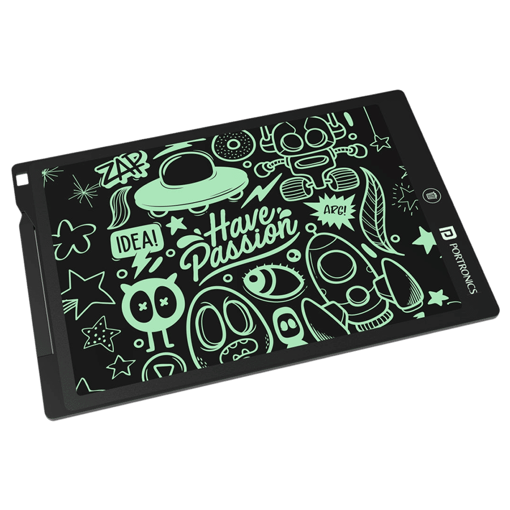 PORTRONICS 12D Ruffpad eWriter Tablet (12 Inch, Black) PORTRONICS 12D Ruffpad eWriter Tablet (12 Inch, Black)_3