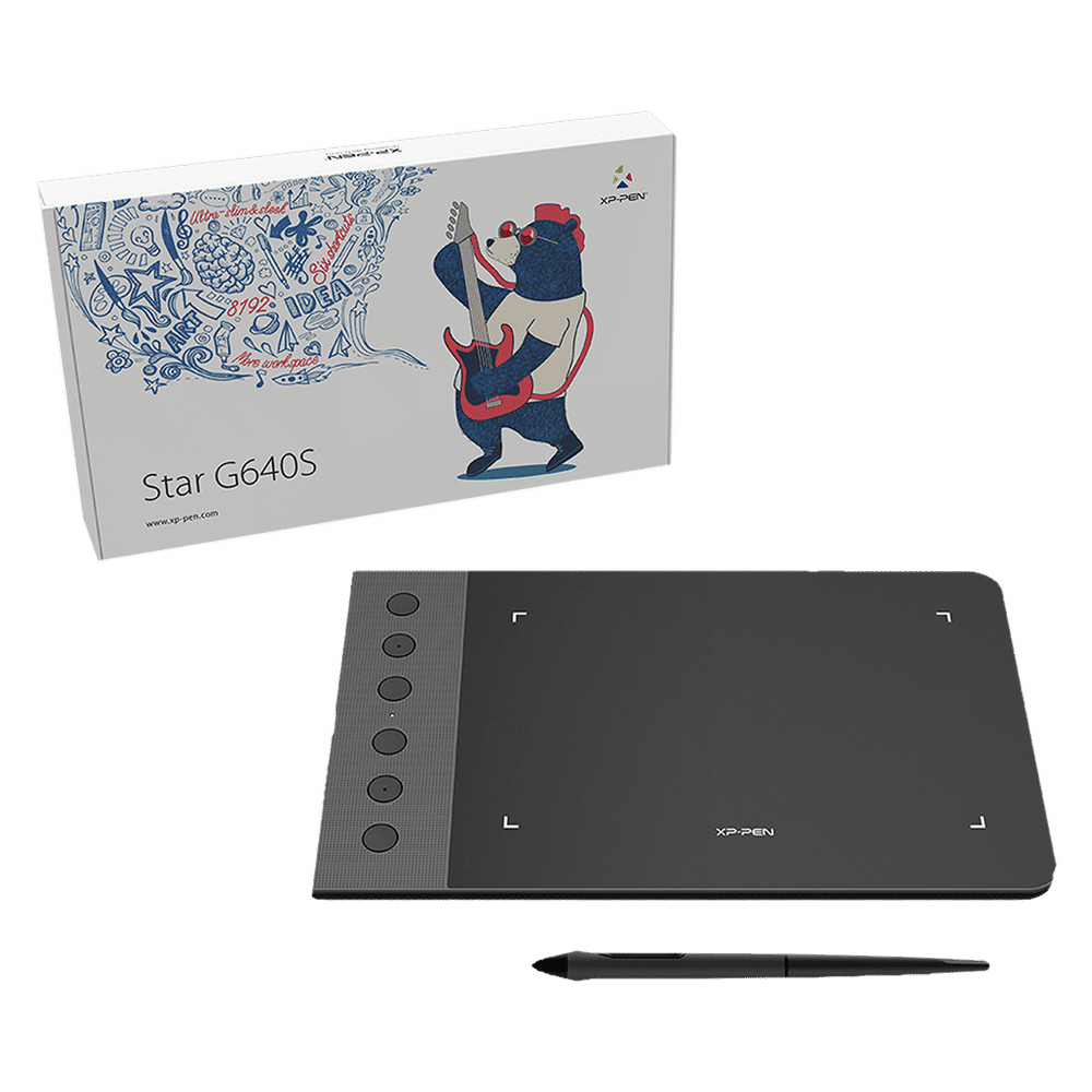 XP pen Star G640S 19.38cm (7.63 Inches) e-Writer Digital Pad (8192 Levels Pressure Sensitivity, Black)_5