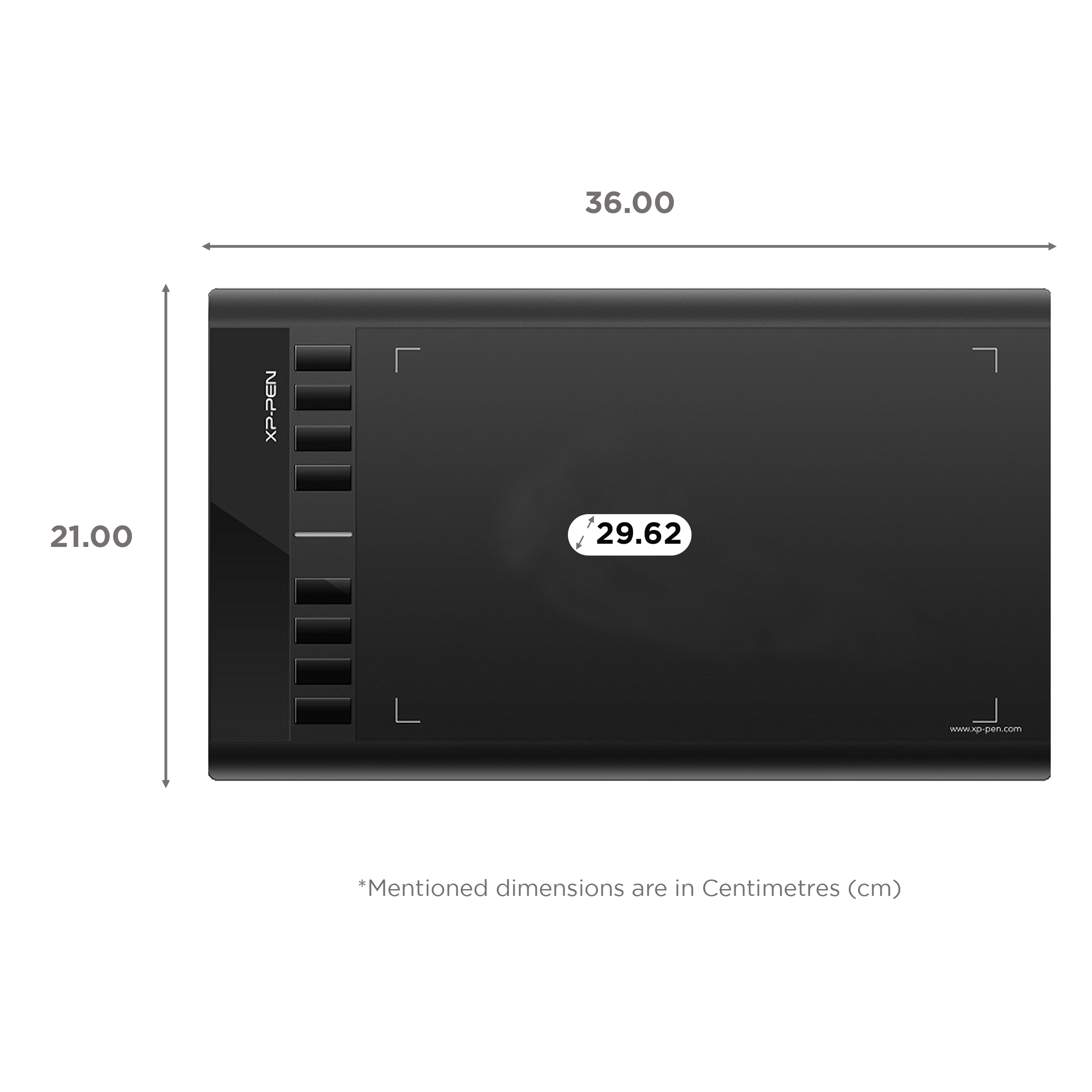 XP pen Star 03 V2 29.61cm (11.66 Inches) e-Writer Digital Pad (Battery-Free, Black) XP pen Star 03 V2 29.61cm (11.66 Inches) e-Writer Digital Pad (Battery-Free, Black)_2