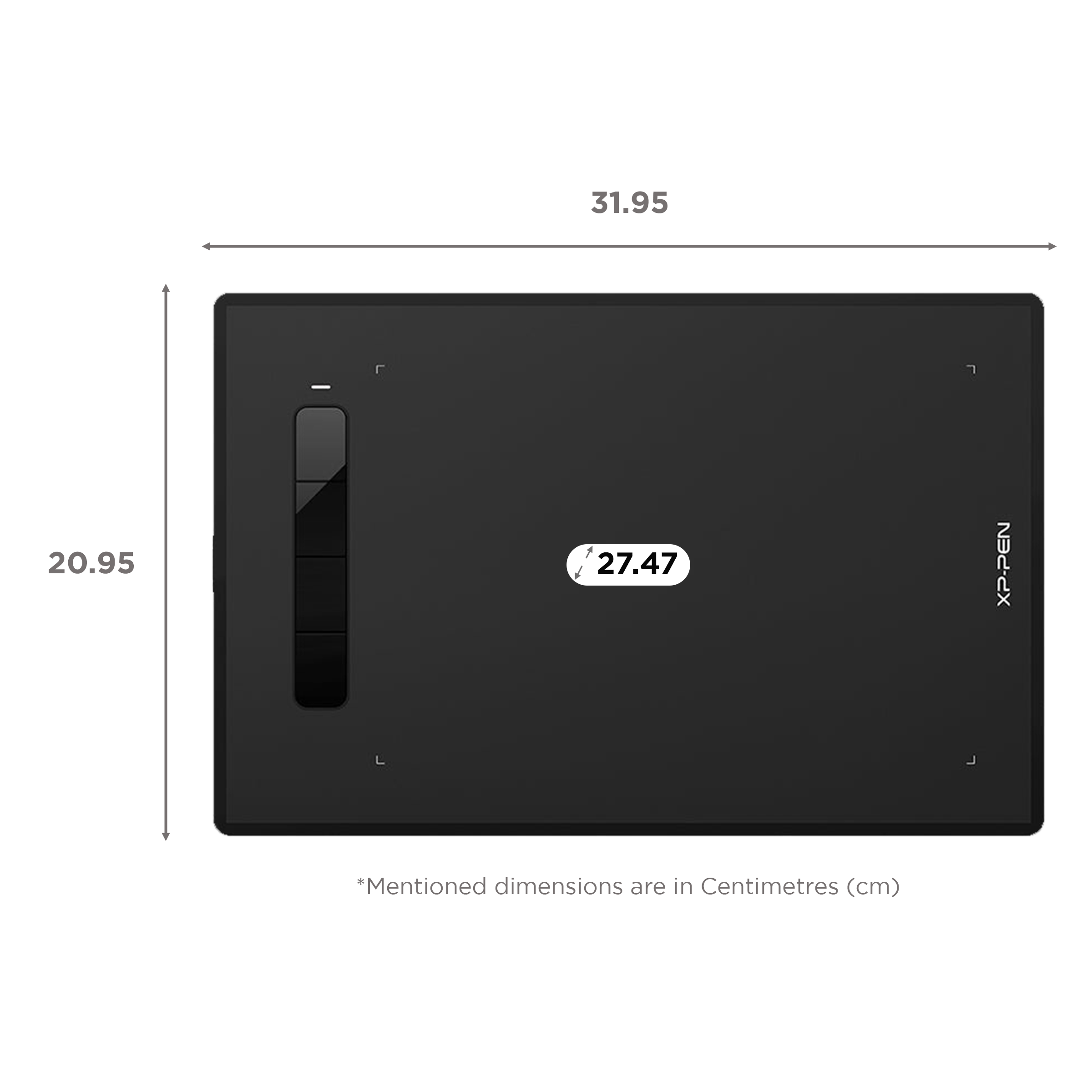 XP pen Star G960S Plus 27.45cm (10.81 Inches) e-Writer Digital Pad (8192 Levels of Pressure Sensitivity, Black) XP pen Star G960S Plus 27.45cm (10.81 Inches) e-Writer Digital Pad (8192 Levels of Pressure Sensitivity, Black)_2