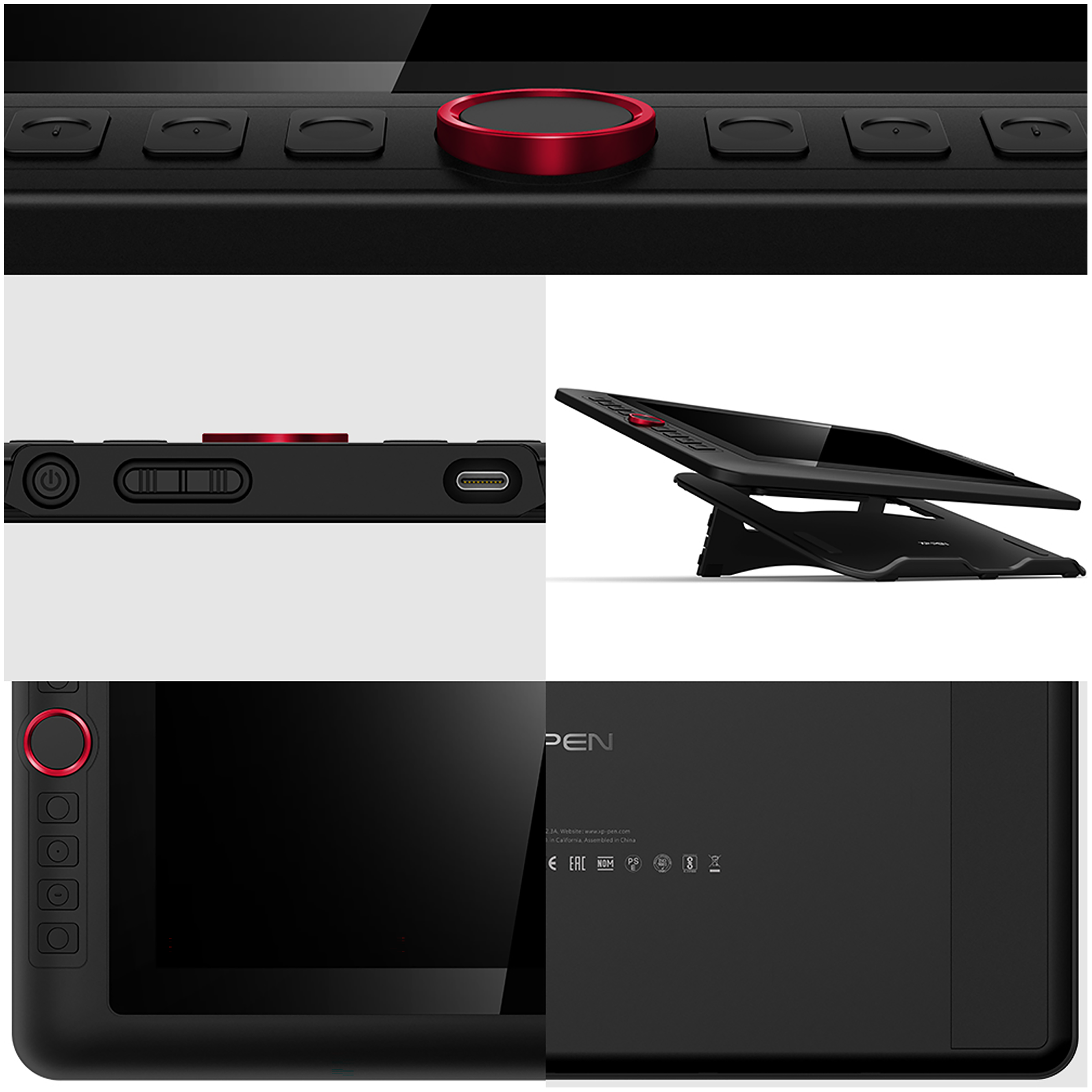 XP pen Artist Graphics Tablet (13.3 Inch, Black)_6