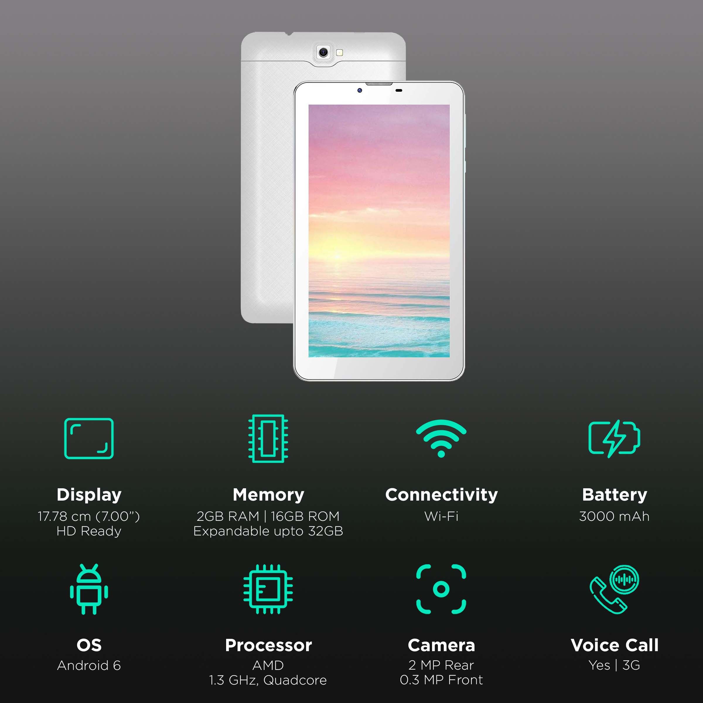 I KALL N9 Wi-Fi+3G Android Tablet (7 Inch, 2GB RAM, 16GB ROM, White) I KALL N9 Wi-Fi+3G Android Tablet (7 Inch, 2GB RAM, 16GB ROM, White)_3