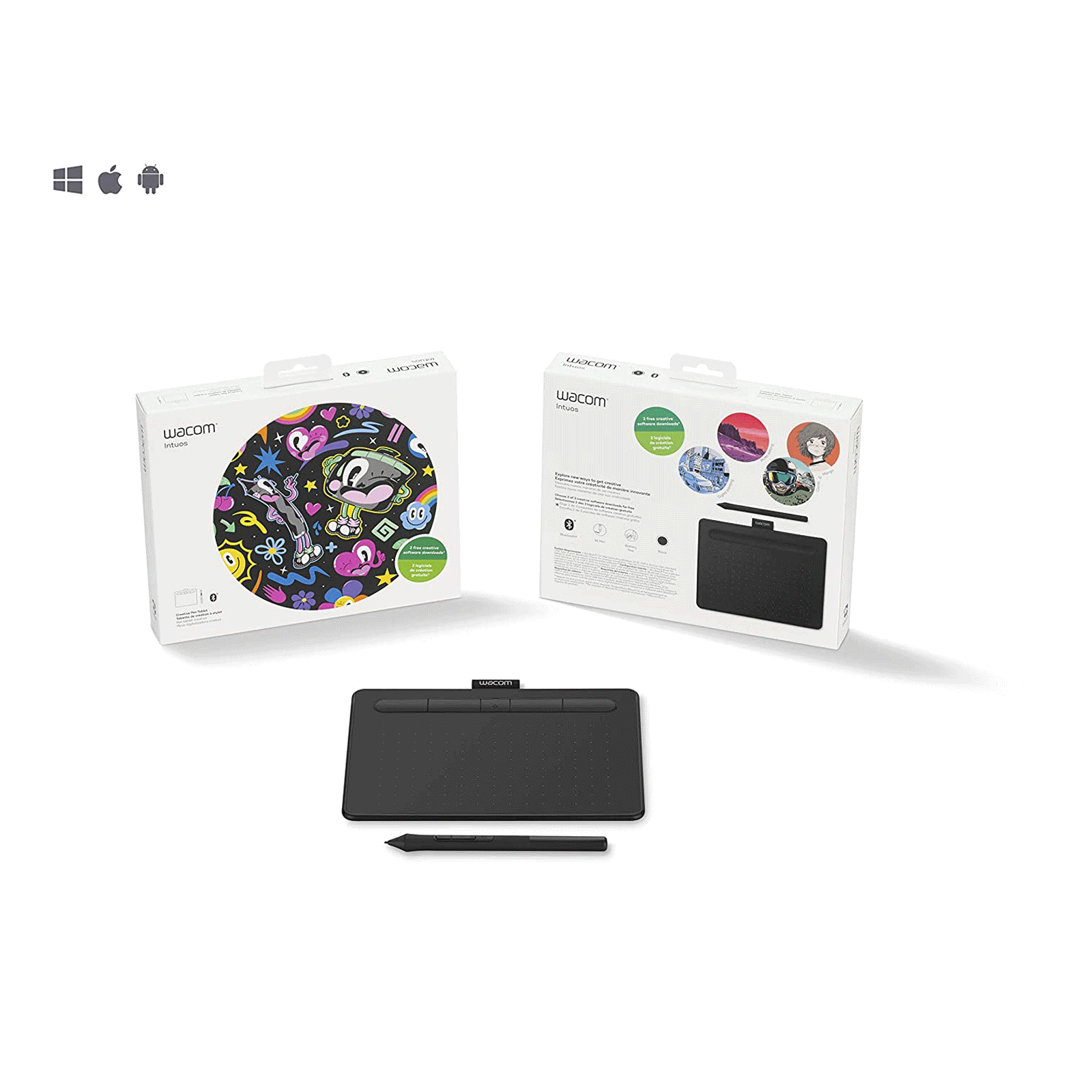 Wacom Intuos Small Graphics Tablet (7 Inch, Black) Wacom Intuos Small Graphics Tablet (7 Inch, Black)_8